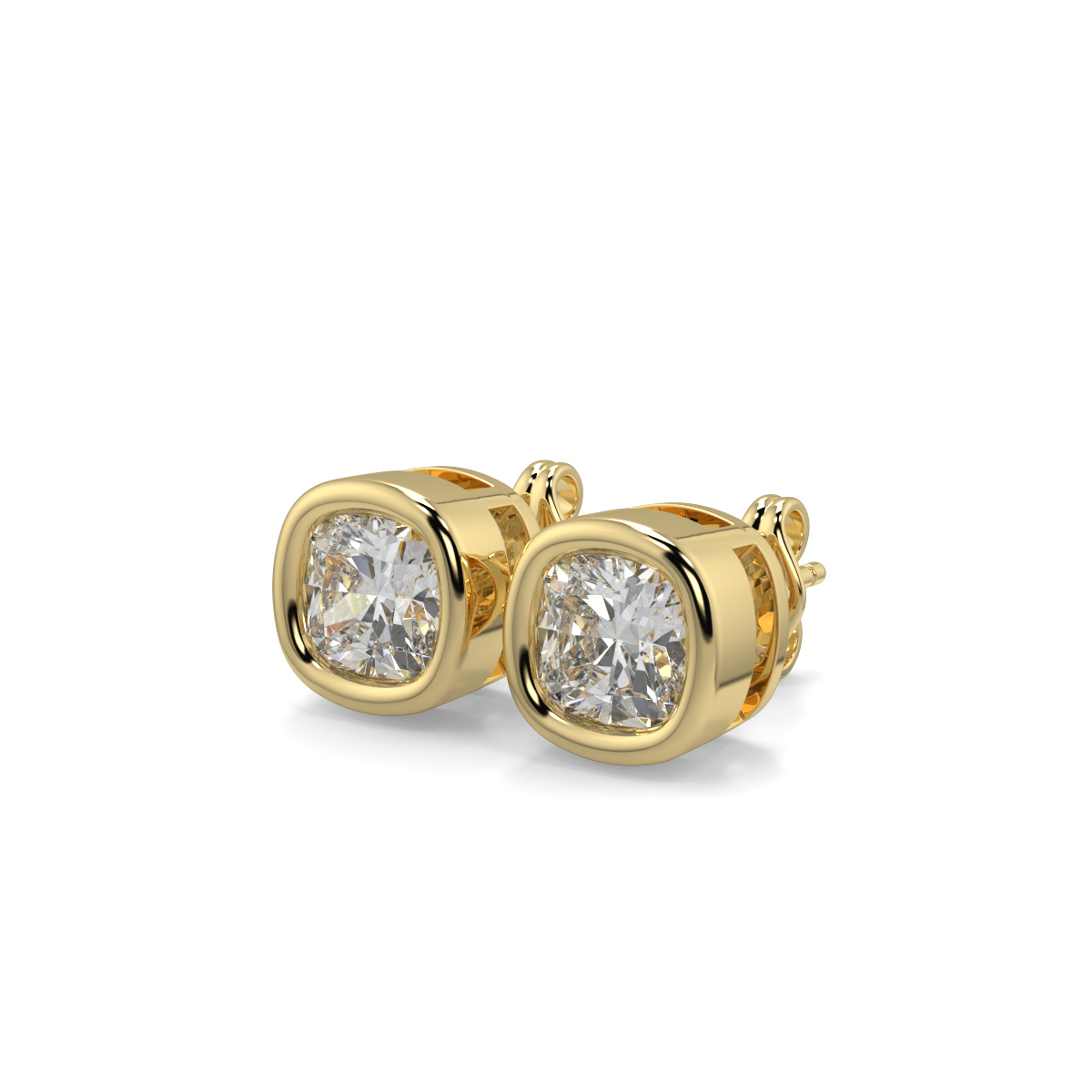 Solitaire Diamond Earrings