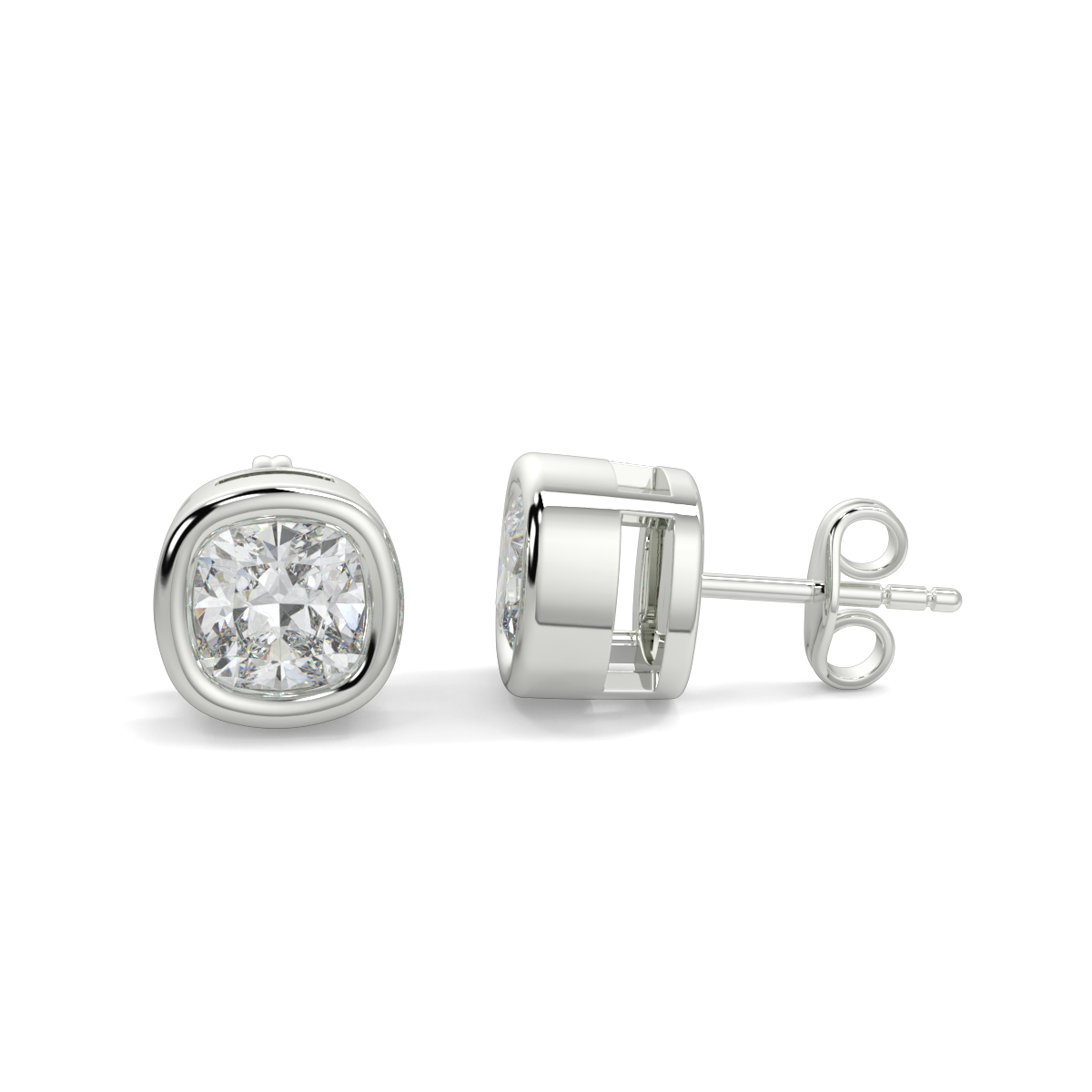 Solitaire Diamond Earrings