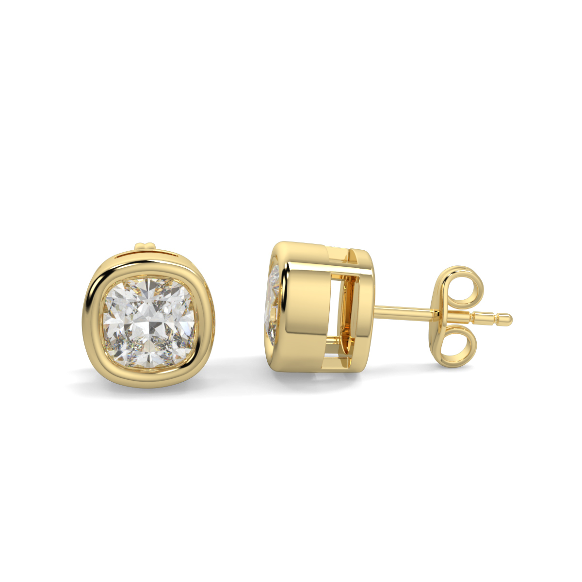 Solitaire Diamond Earrings