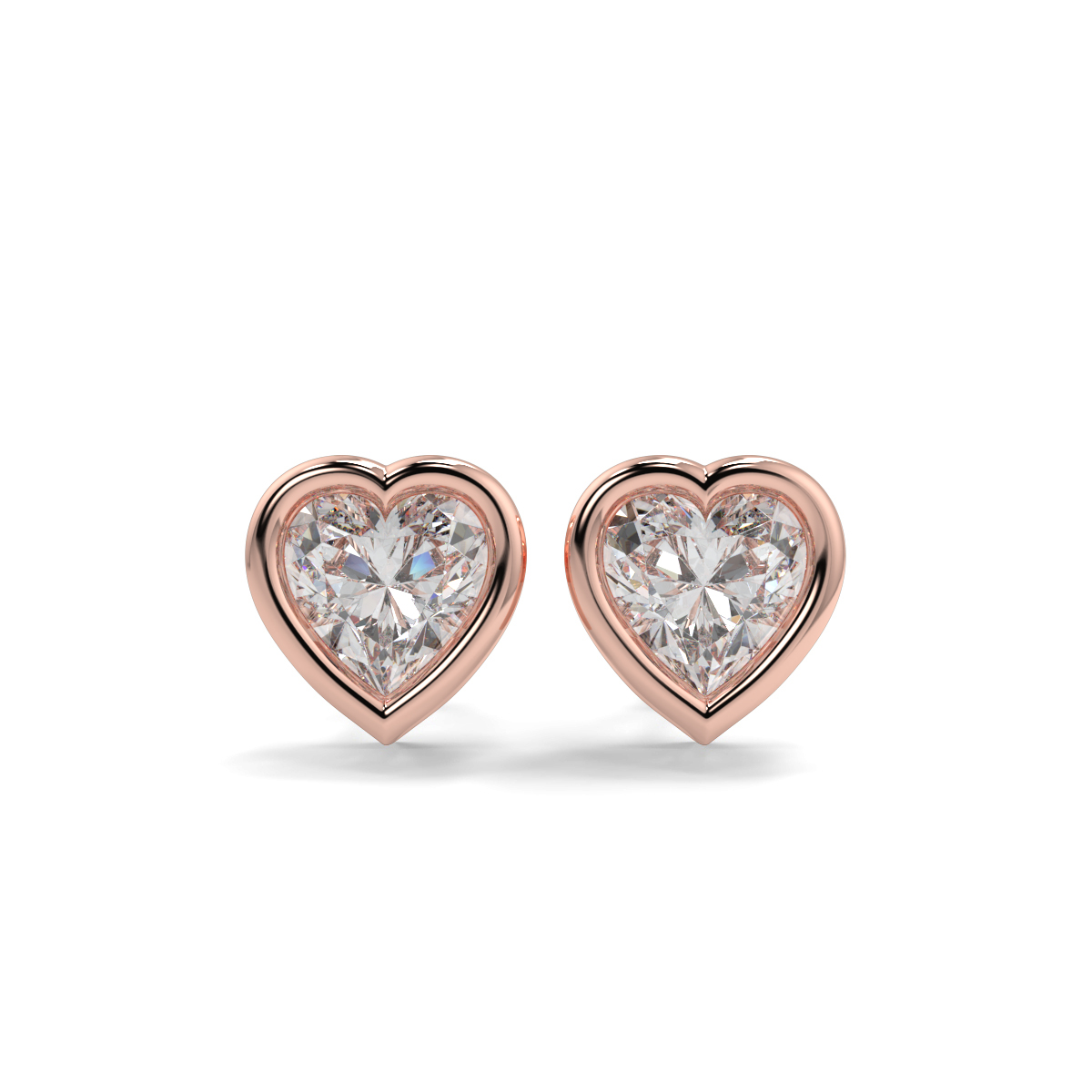 Solitaire Diamond Earrings