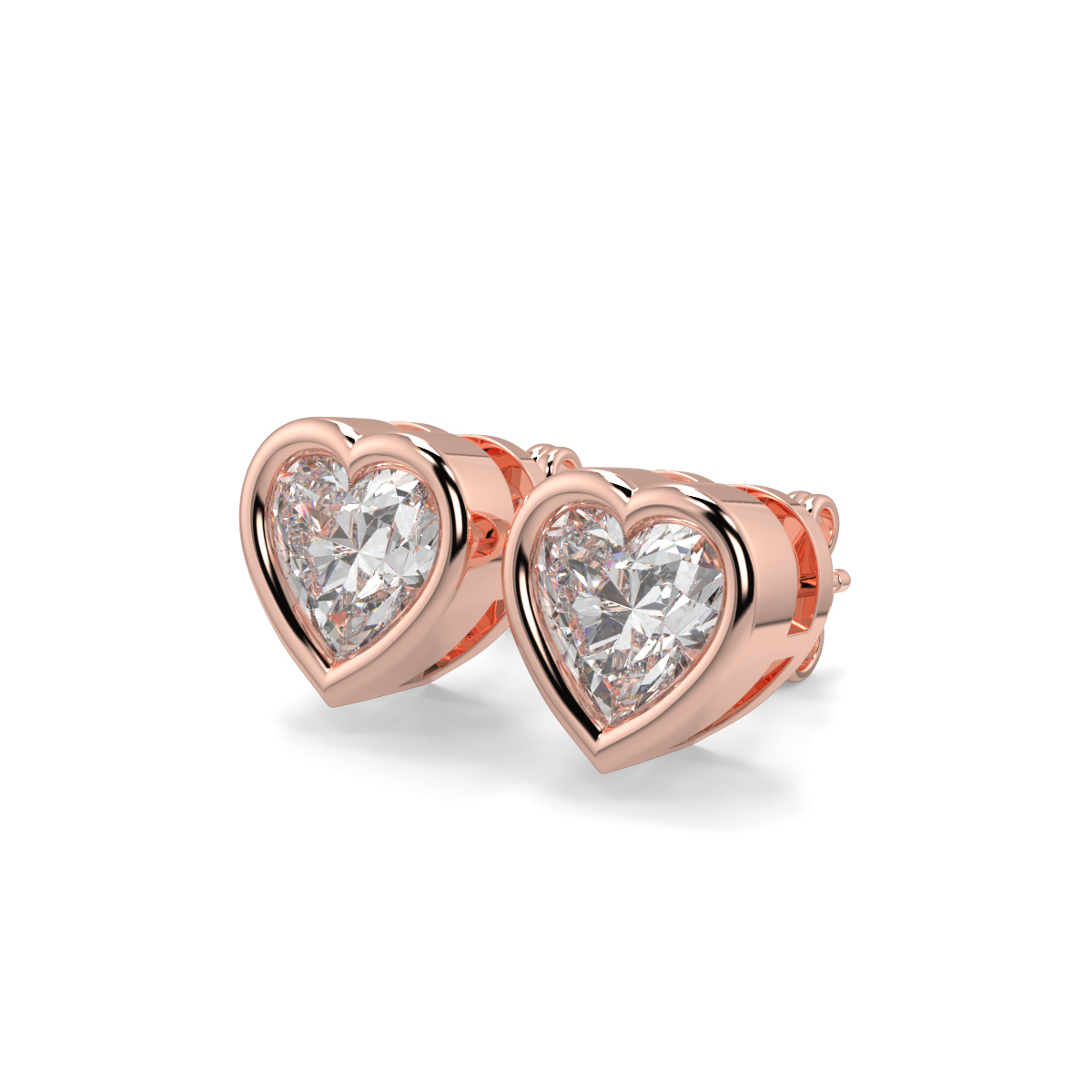 Solitaire Diamond Earrings