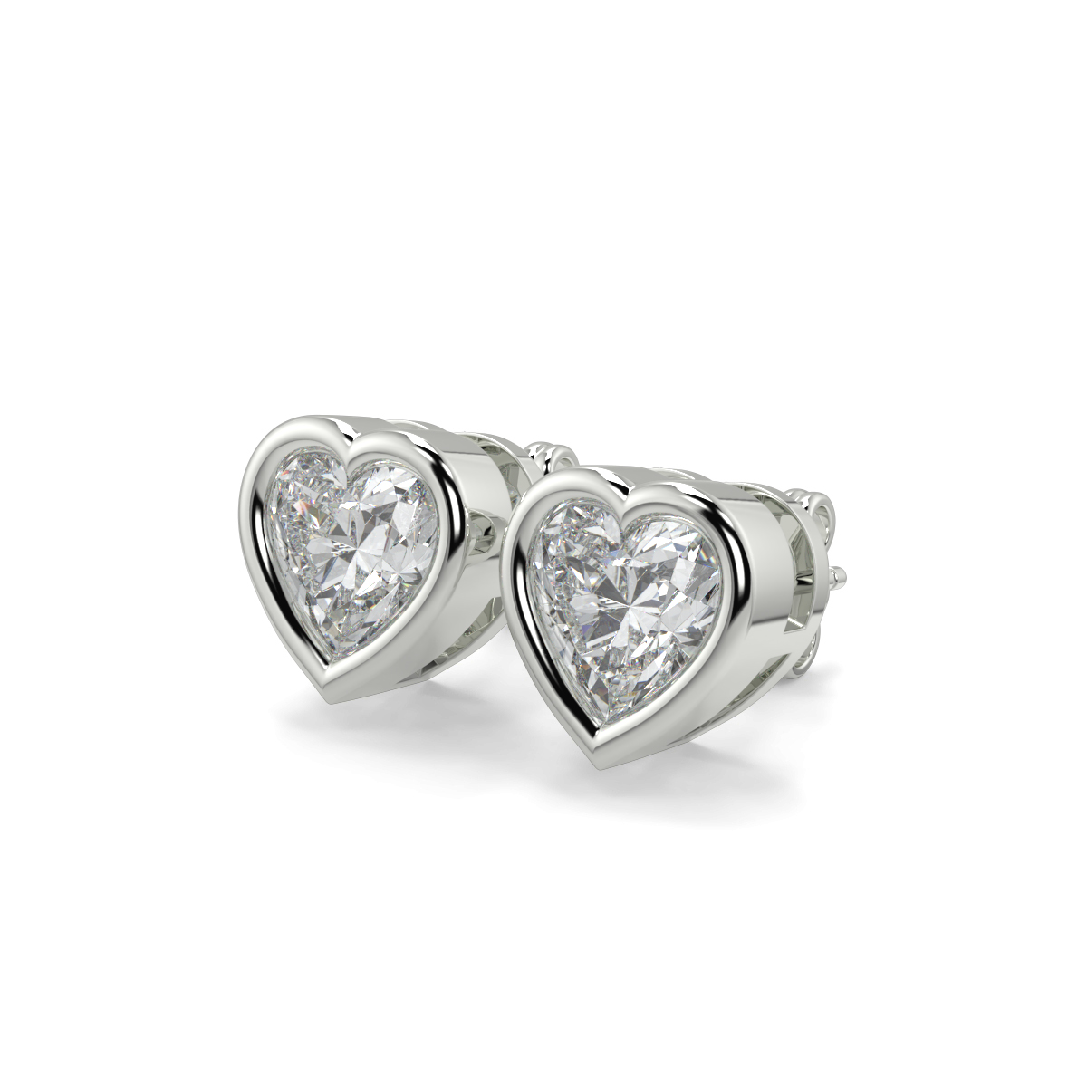Solitaire Diamond Earrings