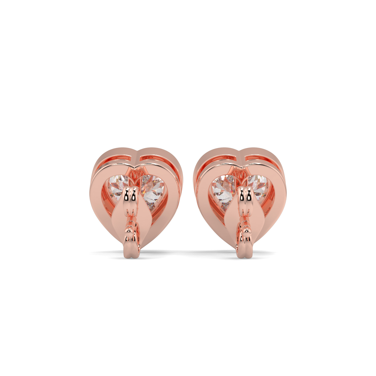 Solitaire Diamond Earrings