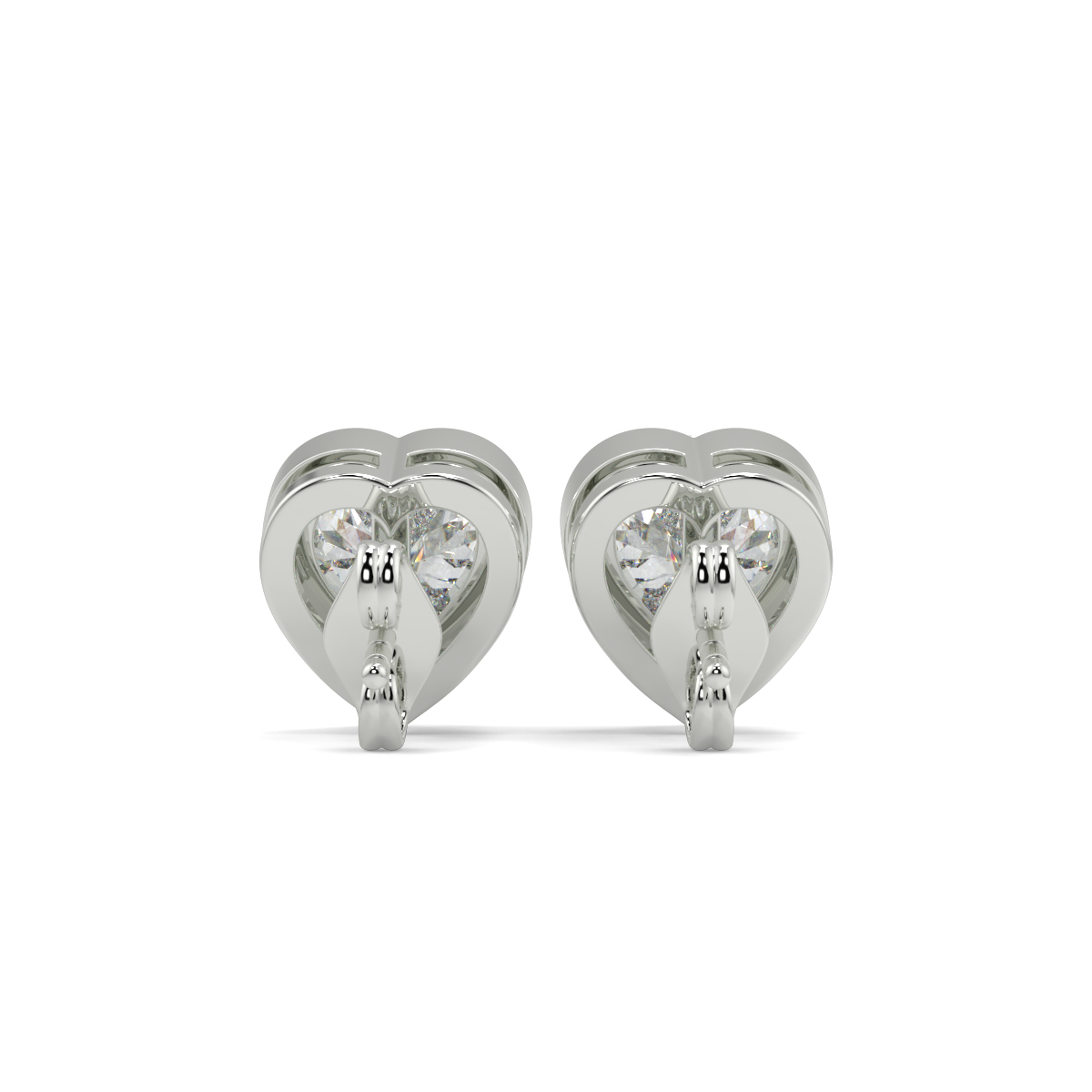 Solitaire Diamond Earrings