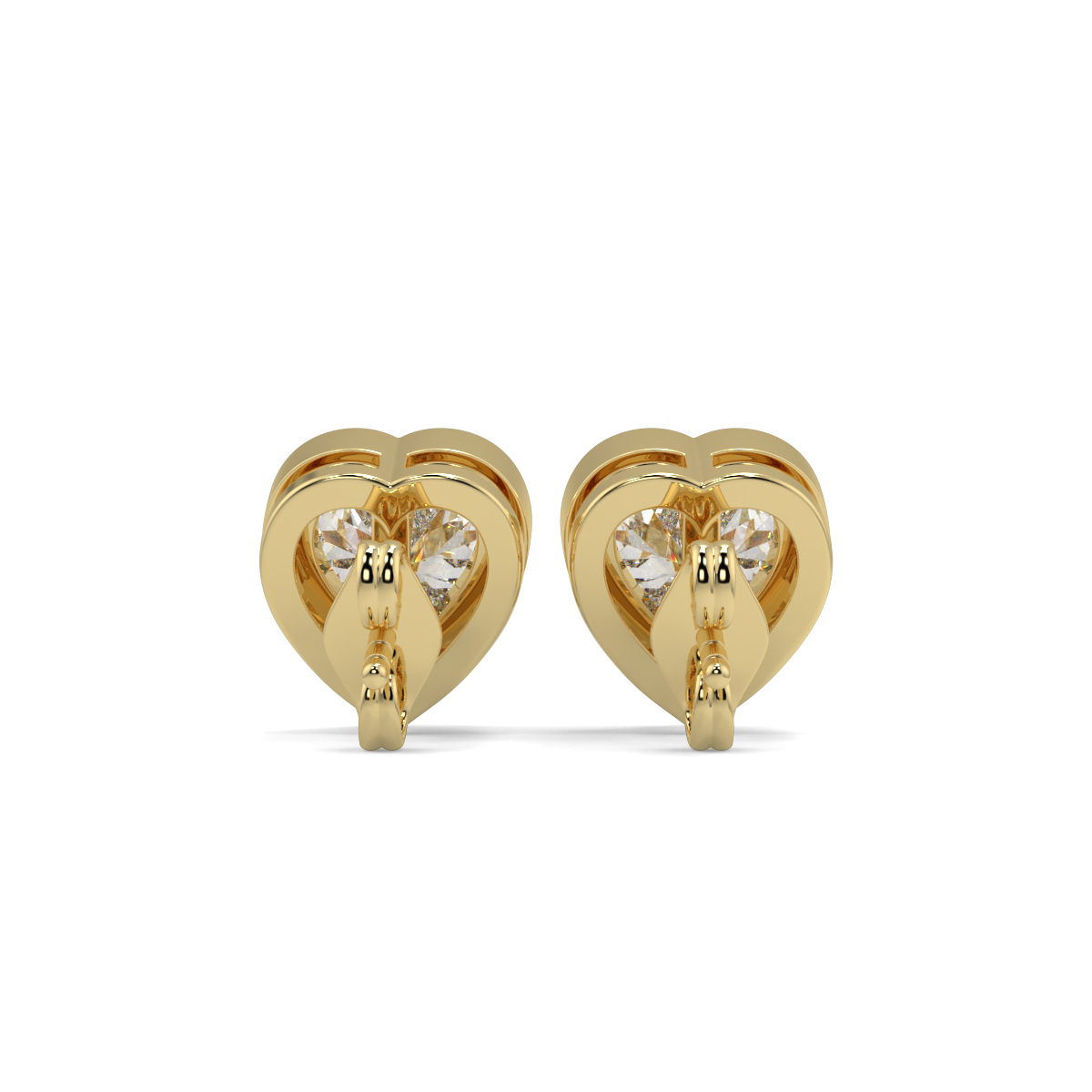 Solitaire Diamond Earrings