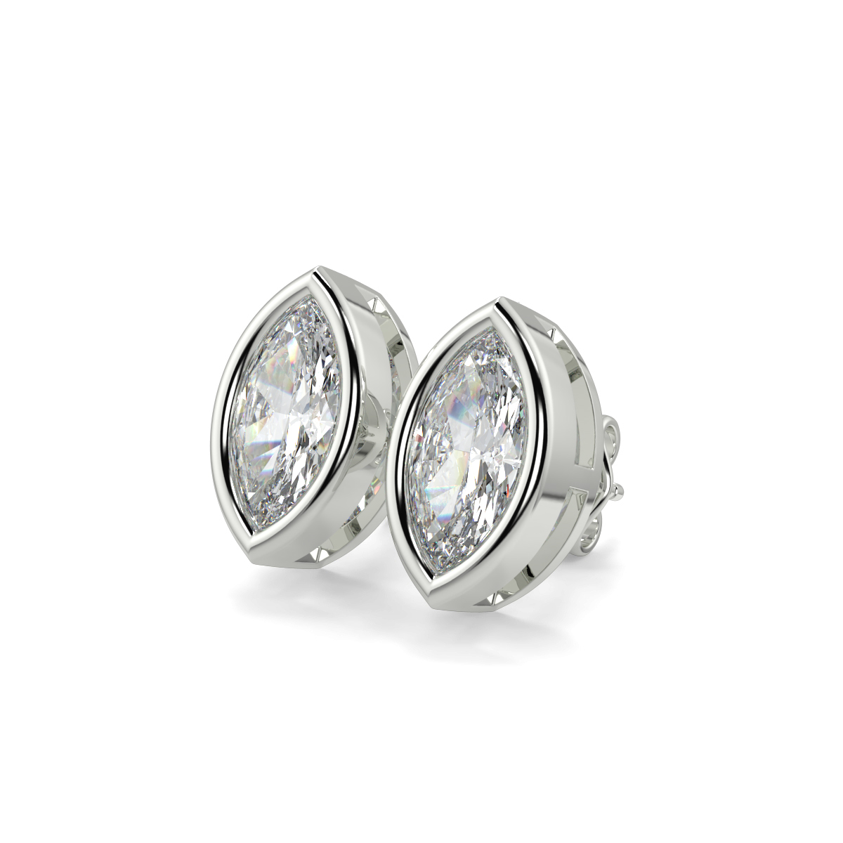 Solitaire Diamond Earrings