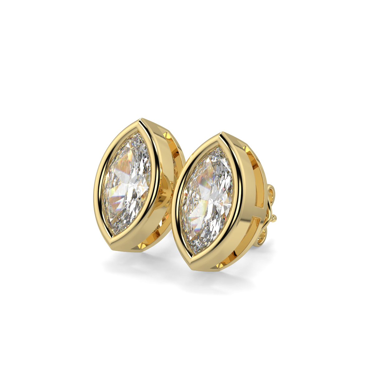 Solitaire Diamond Earrings