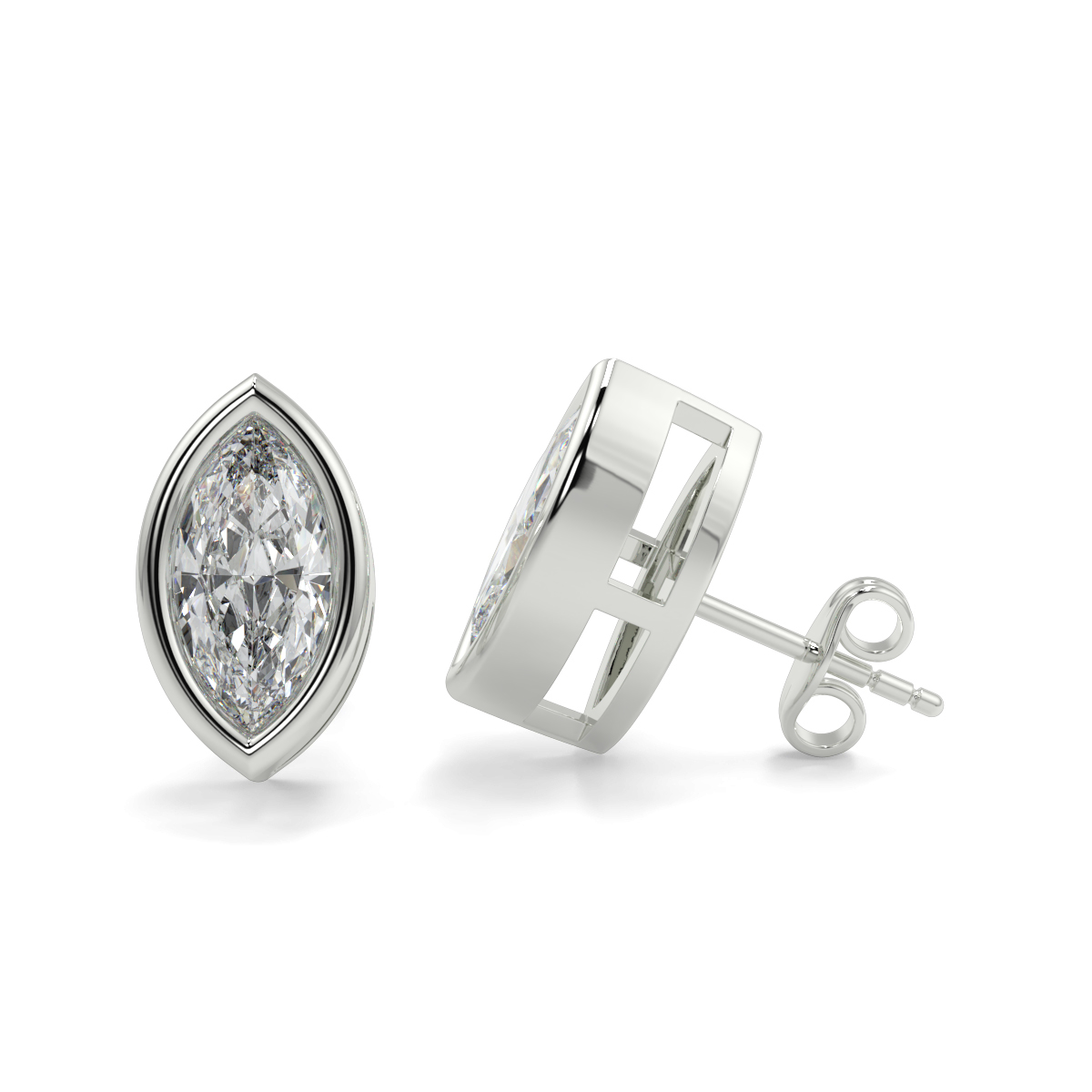 Solitaire Diamond Earrings