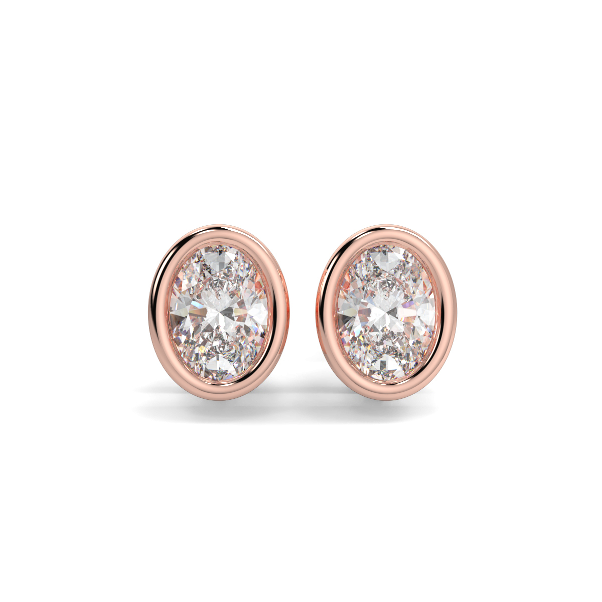 Solitaire Diamond Earrings