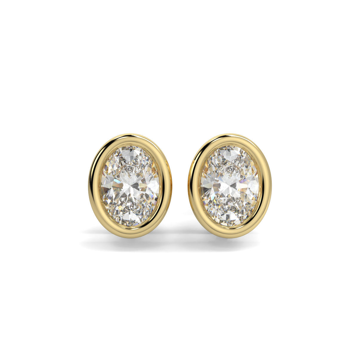Solitaire Diamond Earrings