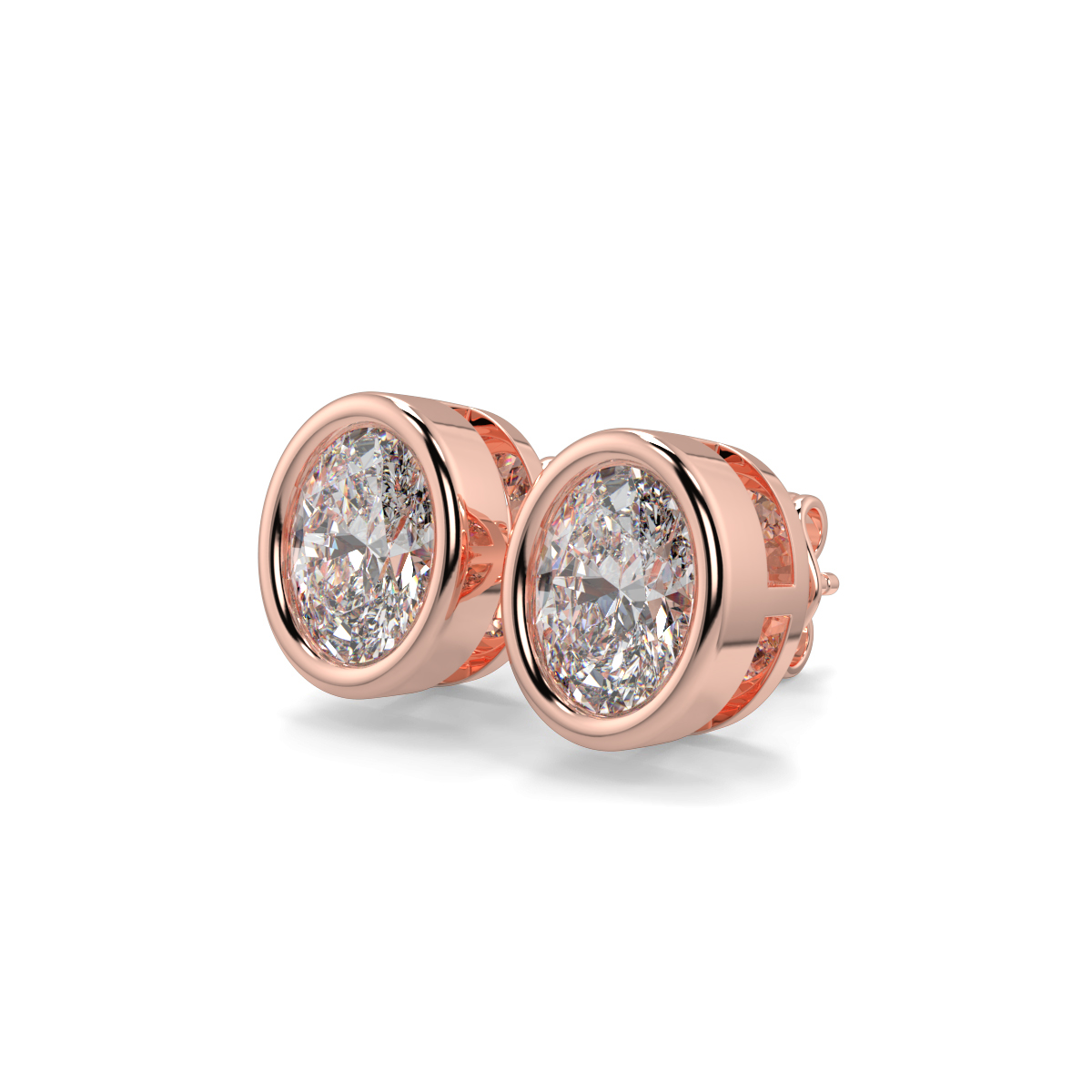 Solitaire Diamond Earrings