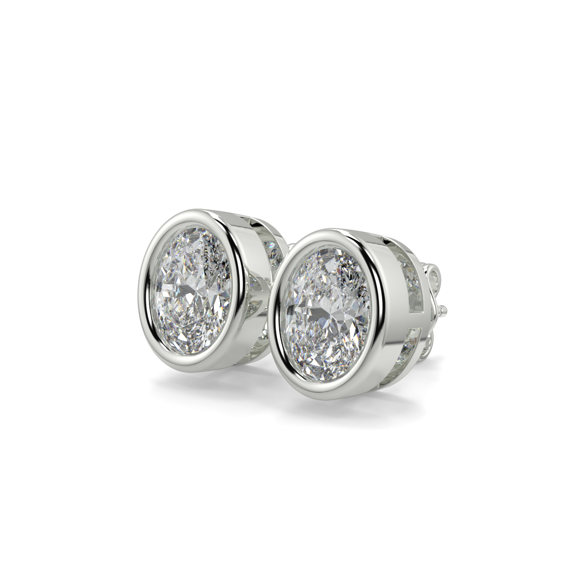 Solitaire Diamond Earrings