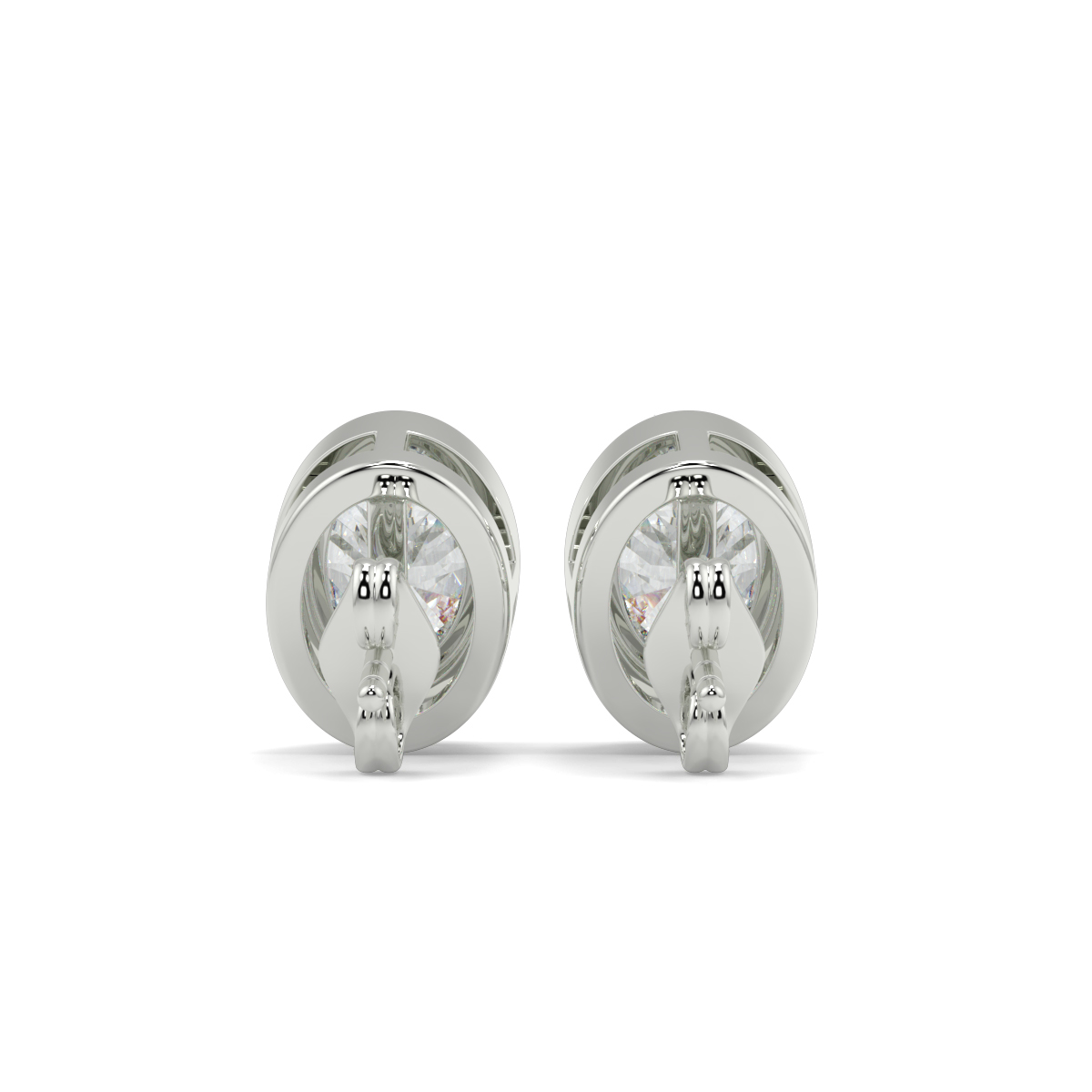 Solitaire Diamond Earrings