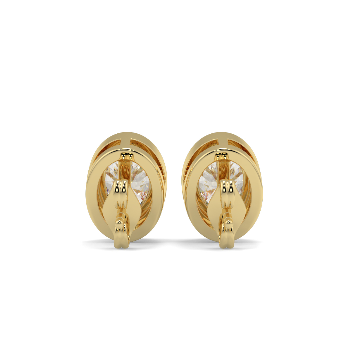 Solitaire Diamond Earrings