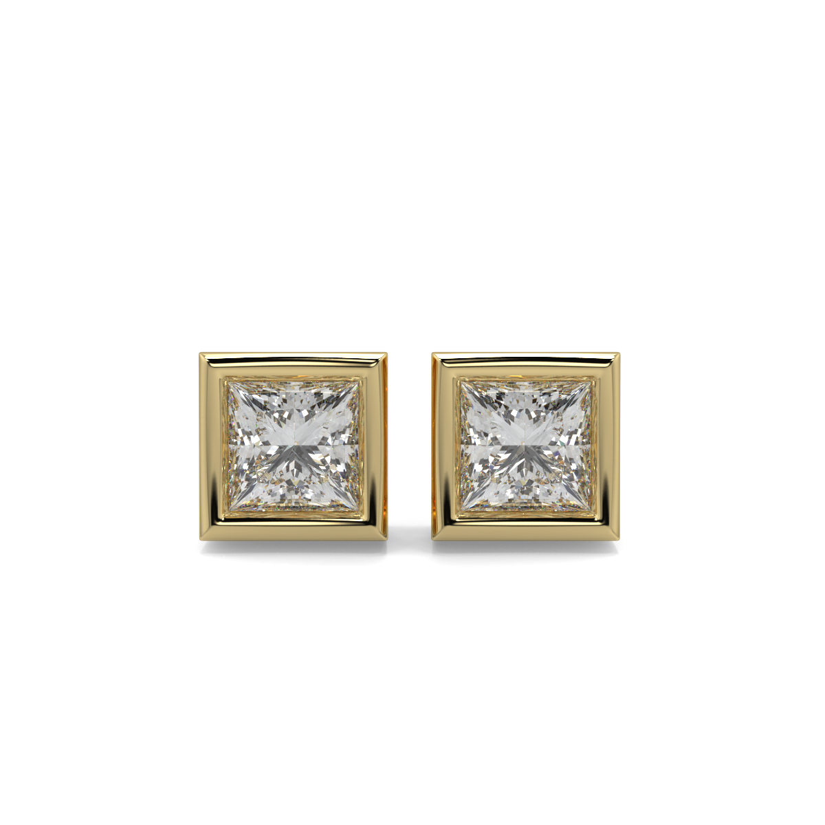Solitaire Diamond Earrings