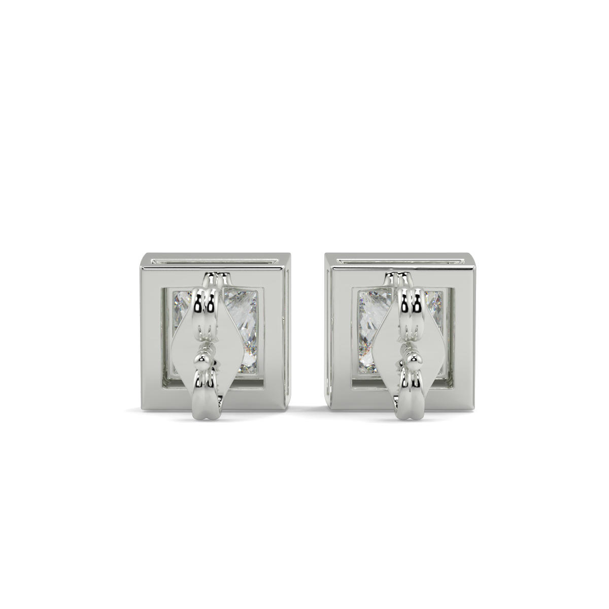 Solitaire Diamond Earrings