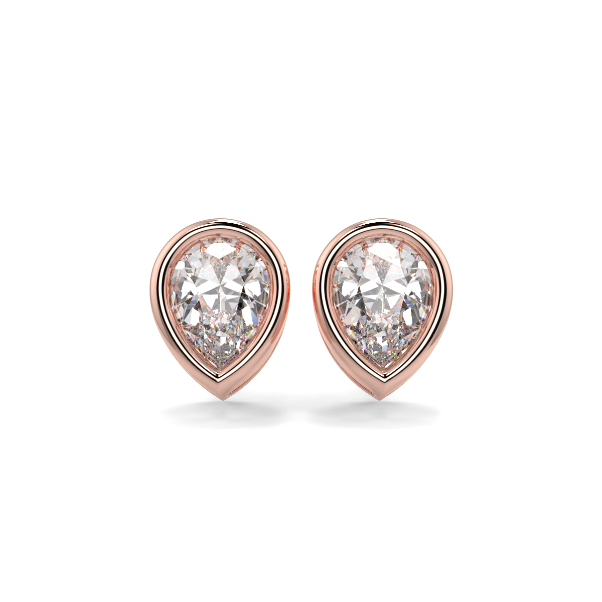 Solitaire Diamond Earrings
