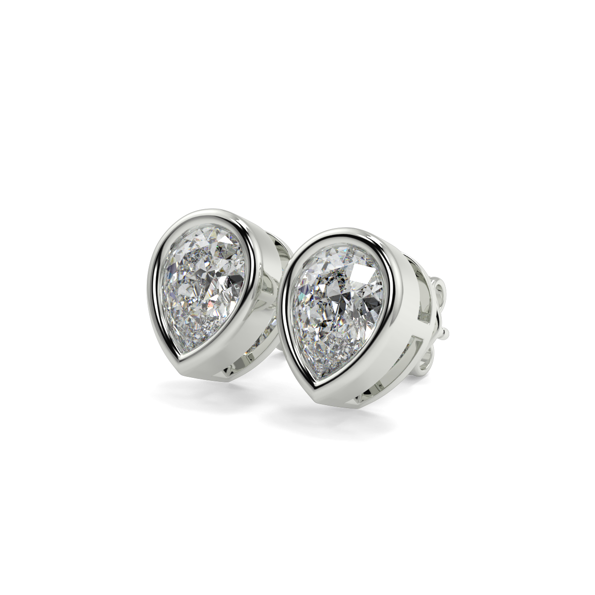 Solitaire Diamond Earrings