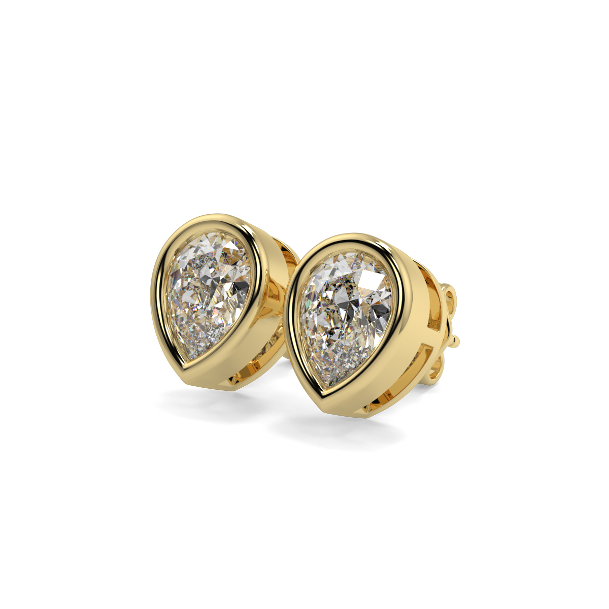 Solitaire Diamond Earrings