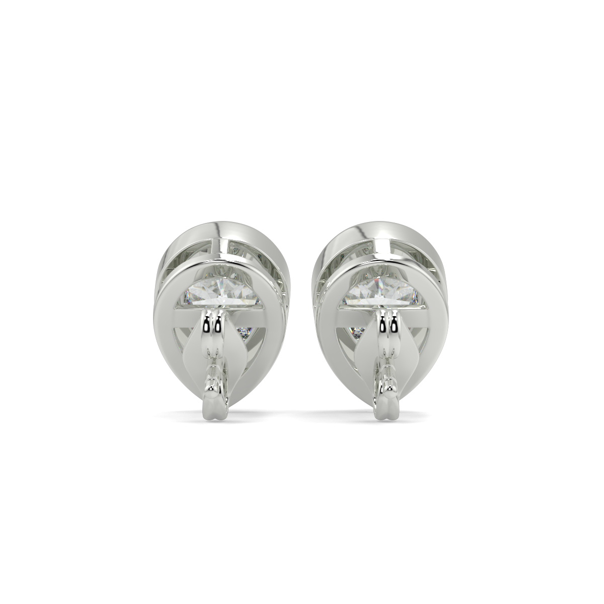 Solitaire Diamond Earrings