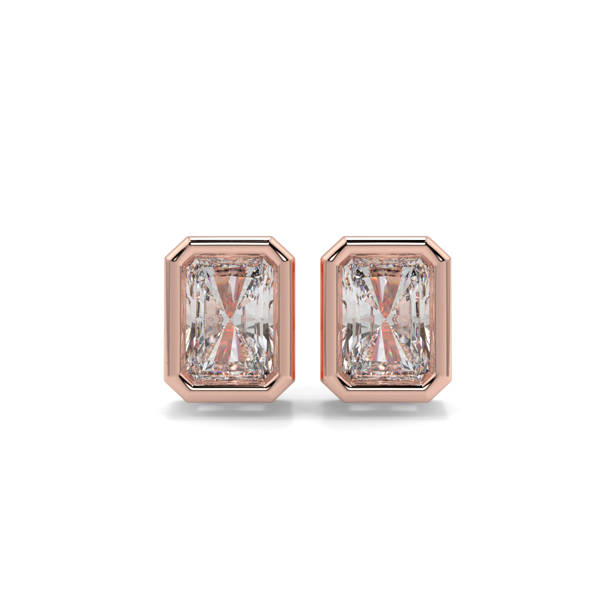 Solitaire Diamond Earrings