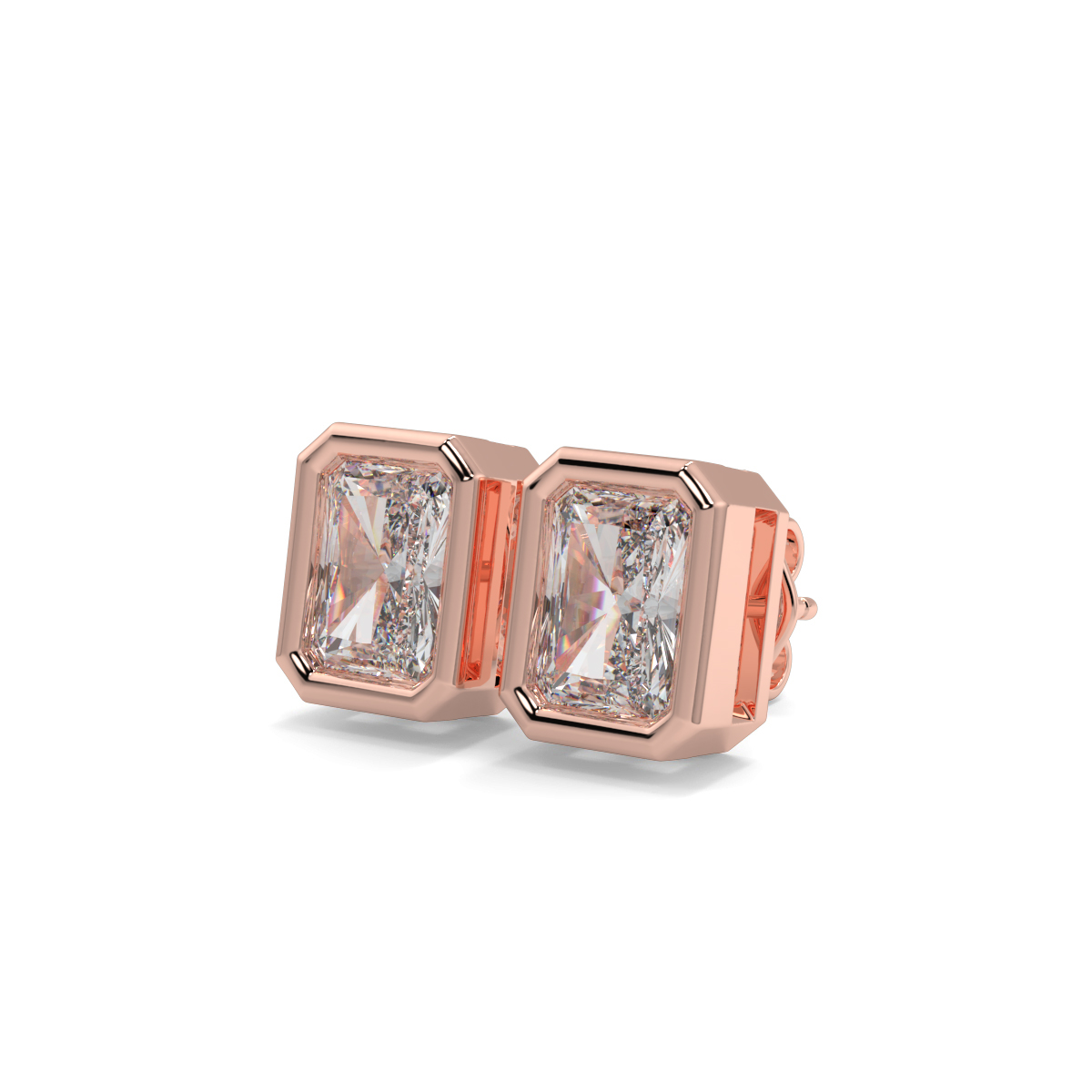 Solitaire Diamond Earrings