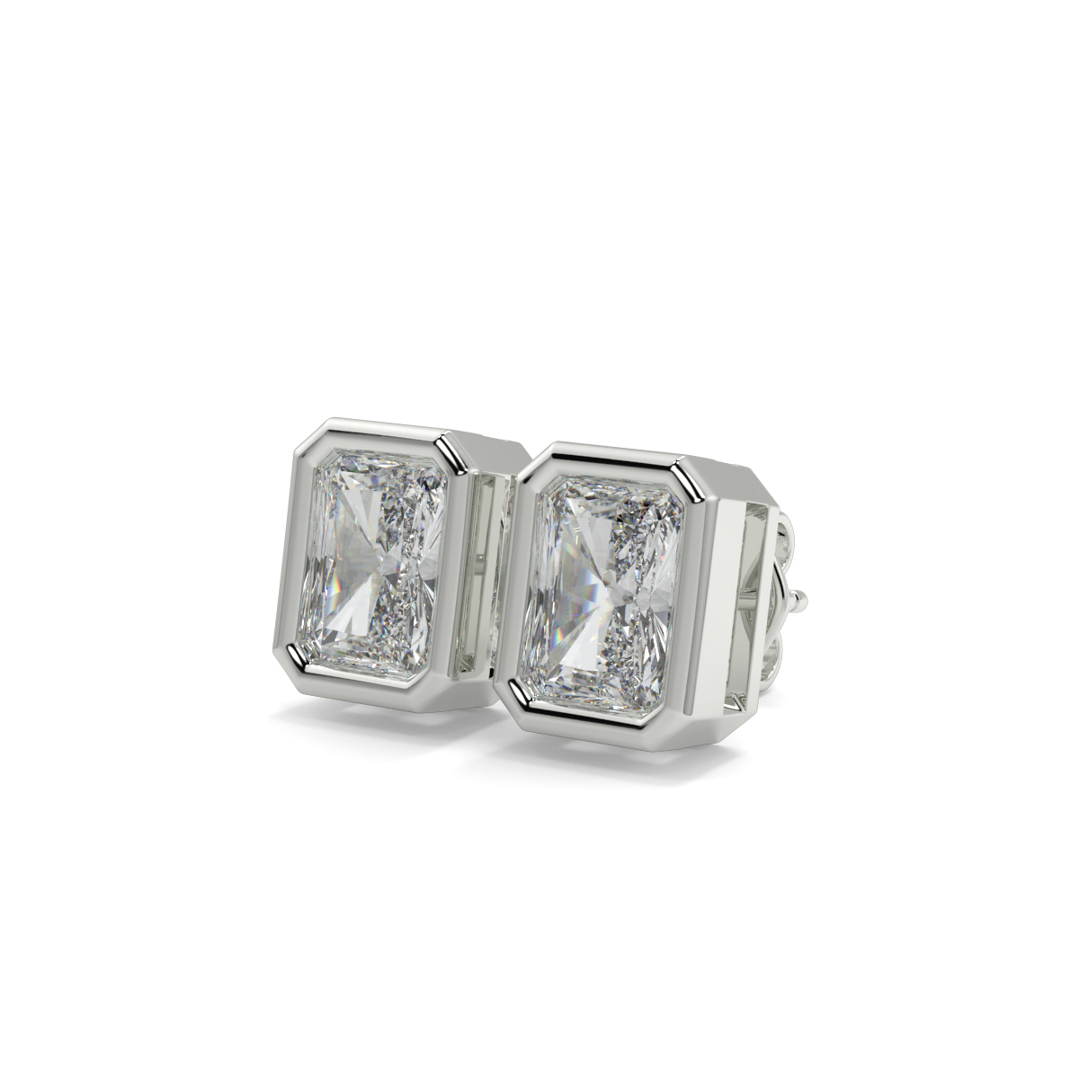 Solitaire Diamond Earrings
