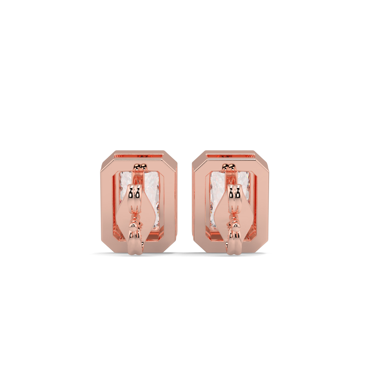 Solitaire Diamond Earrings