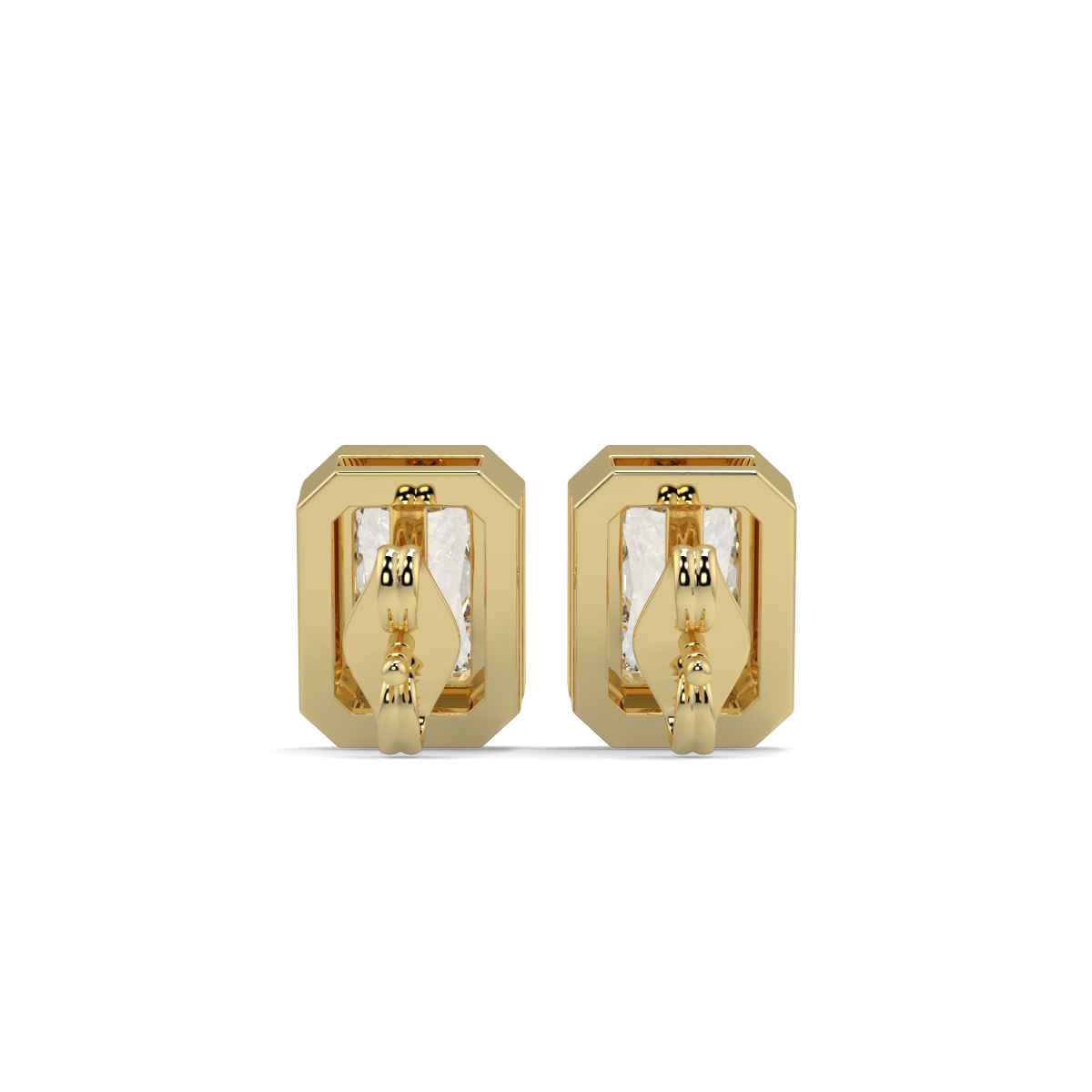 Solitaire Diamond Earrings