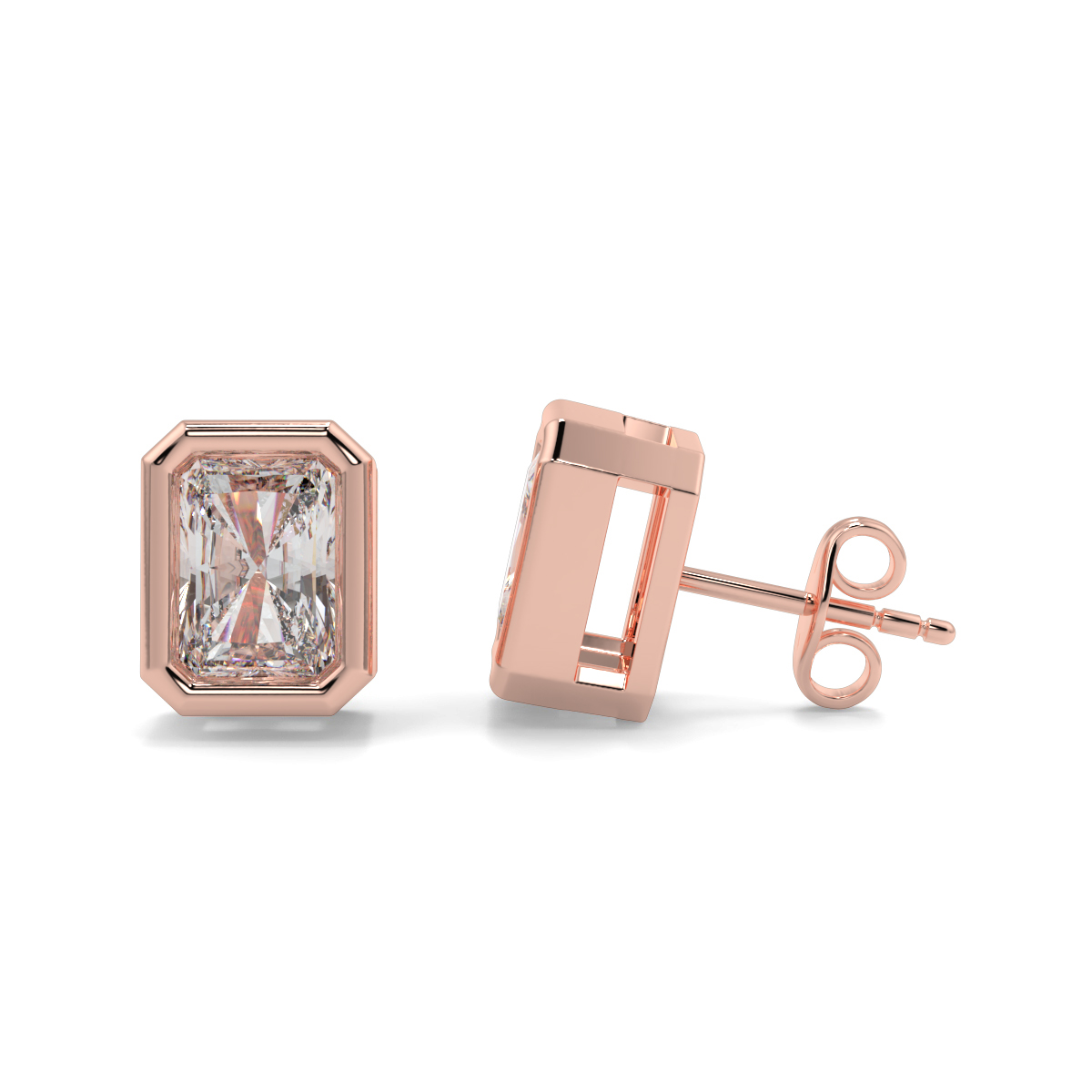 Solitaire Diamond Earrings