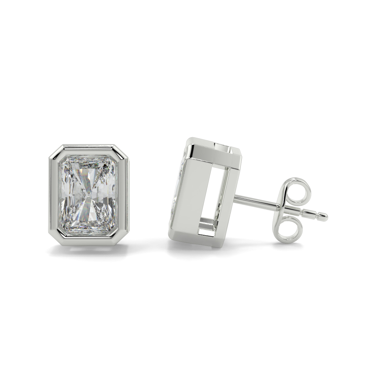 Solitaire Diamond Earrings