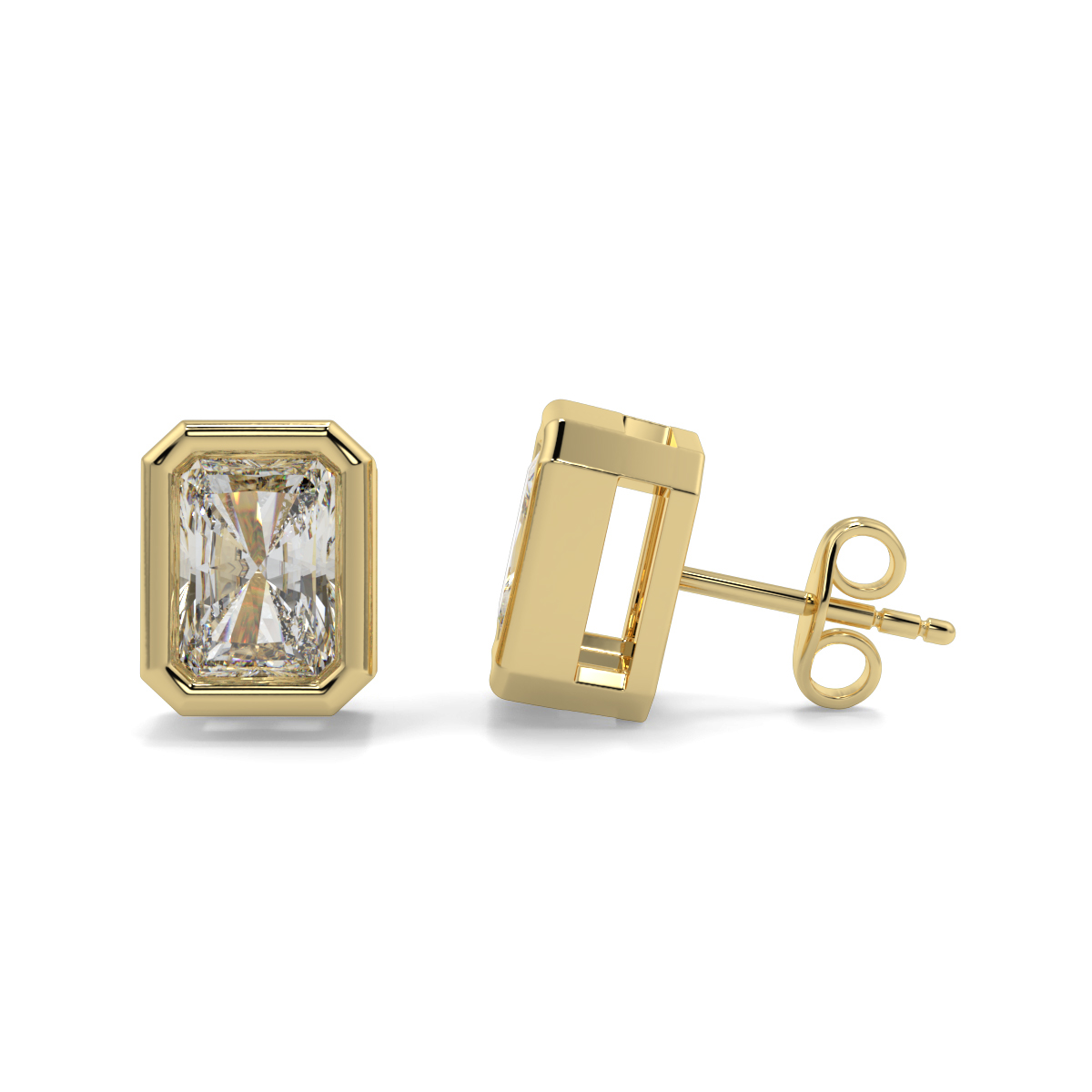 Solitaire Diamond Earrings