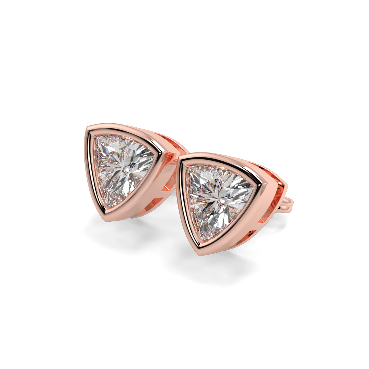 Solitaire Diamond Earrings