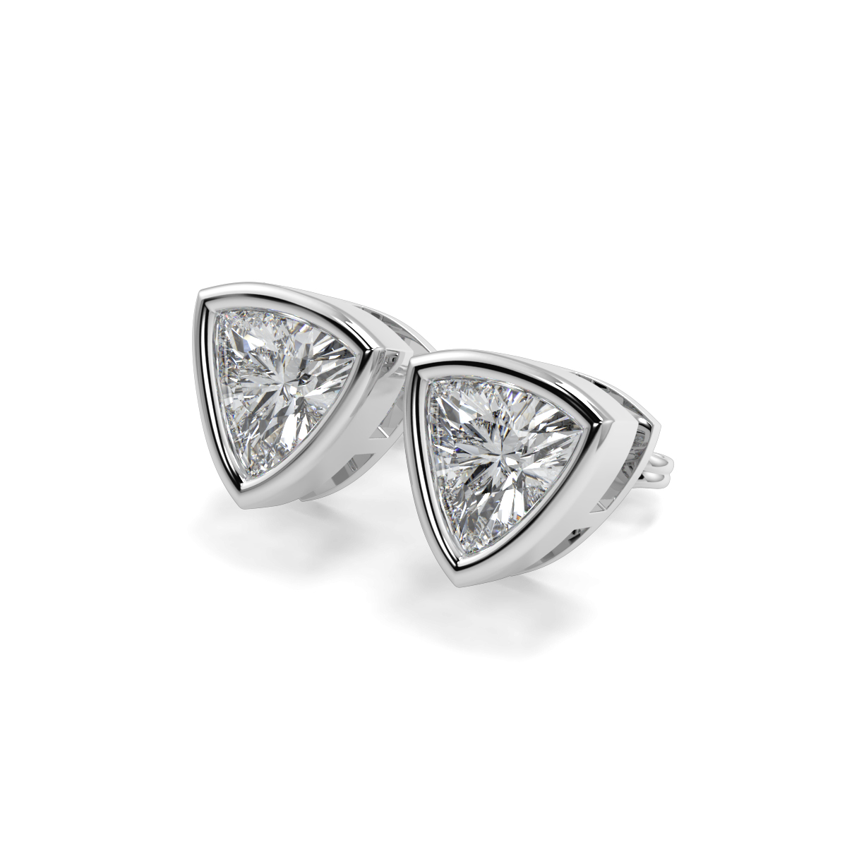 Solitaire Diamond Earrings