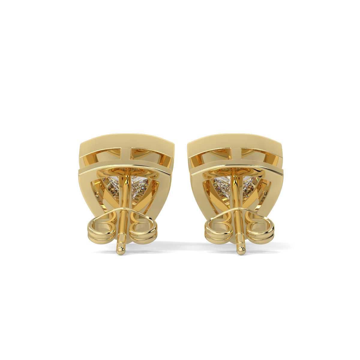 Solitaire Diamond Earrings