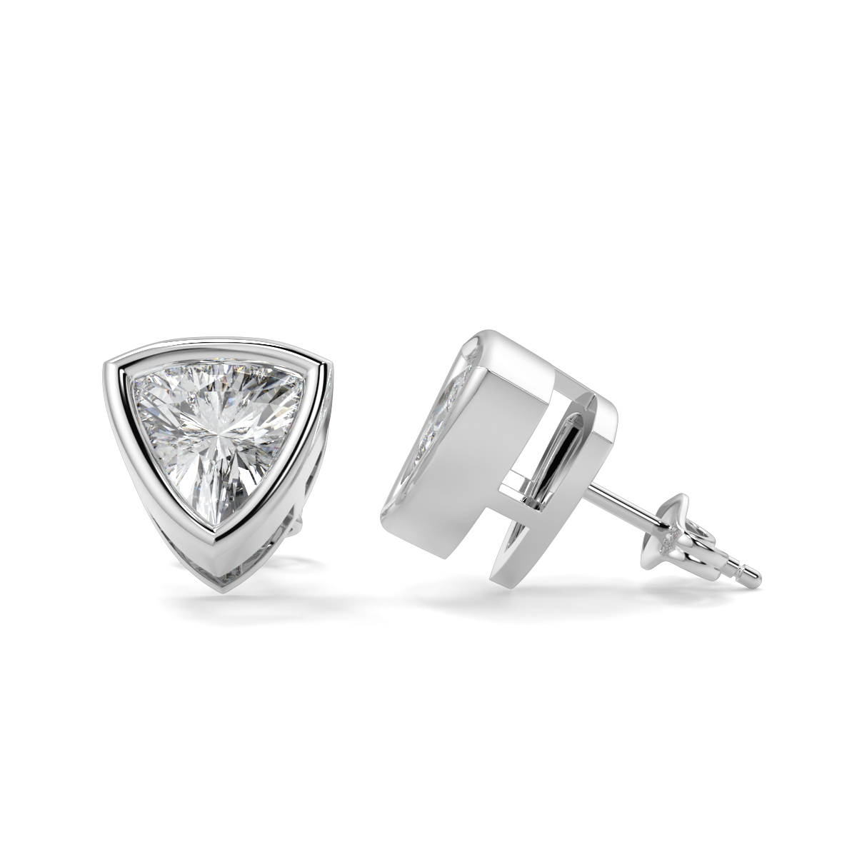 Solitaire Diamond Earrings