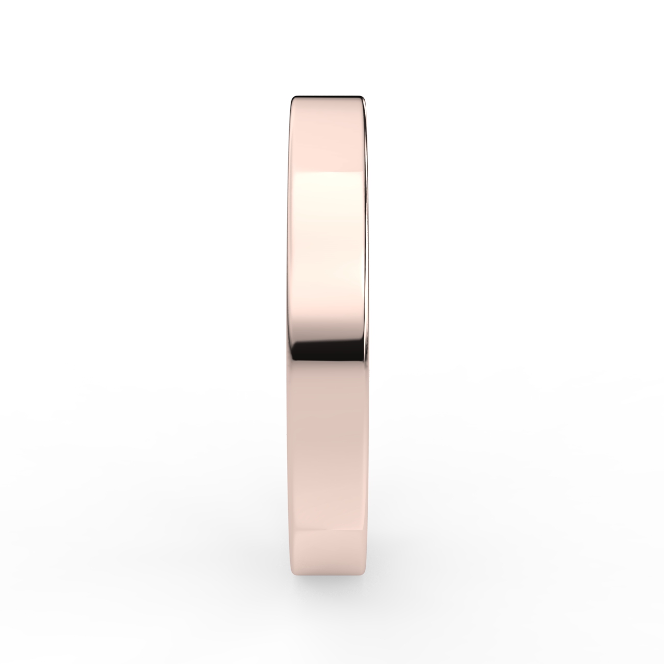 Flat Court Plain Wedding Band