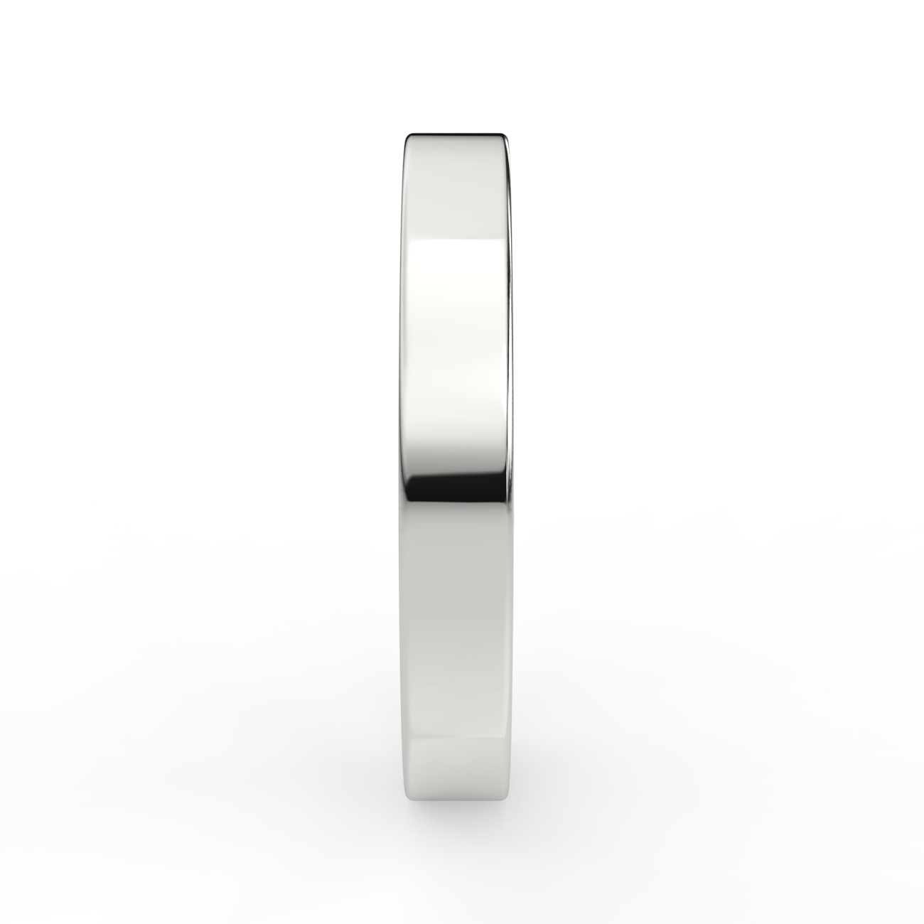 Flat Court Plain Wedding Band