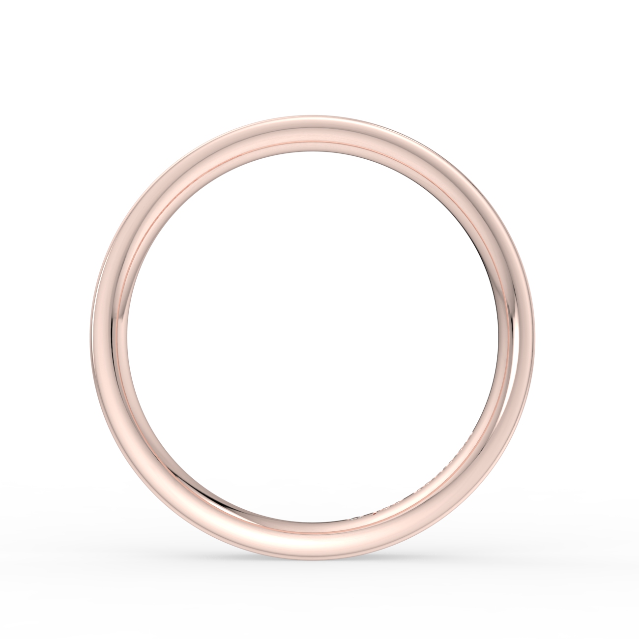 Flat Court Plain Wedding Band
