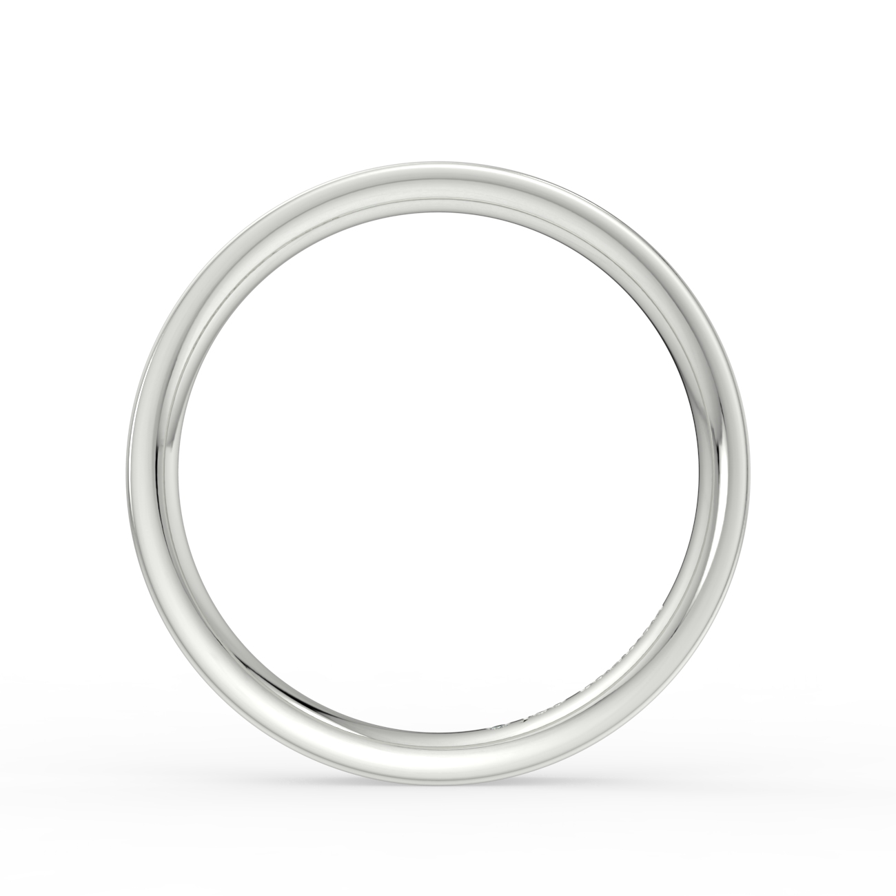 Flat Court Plain Wedding Band