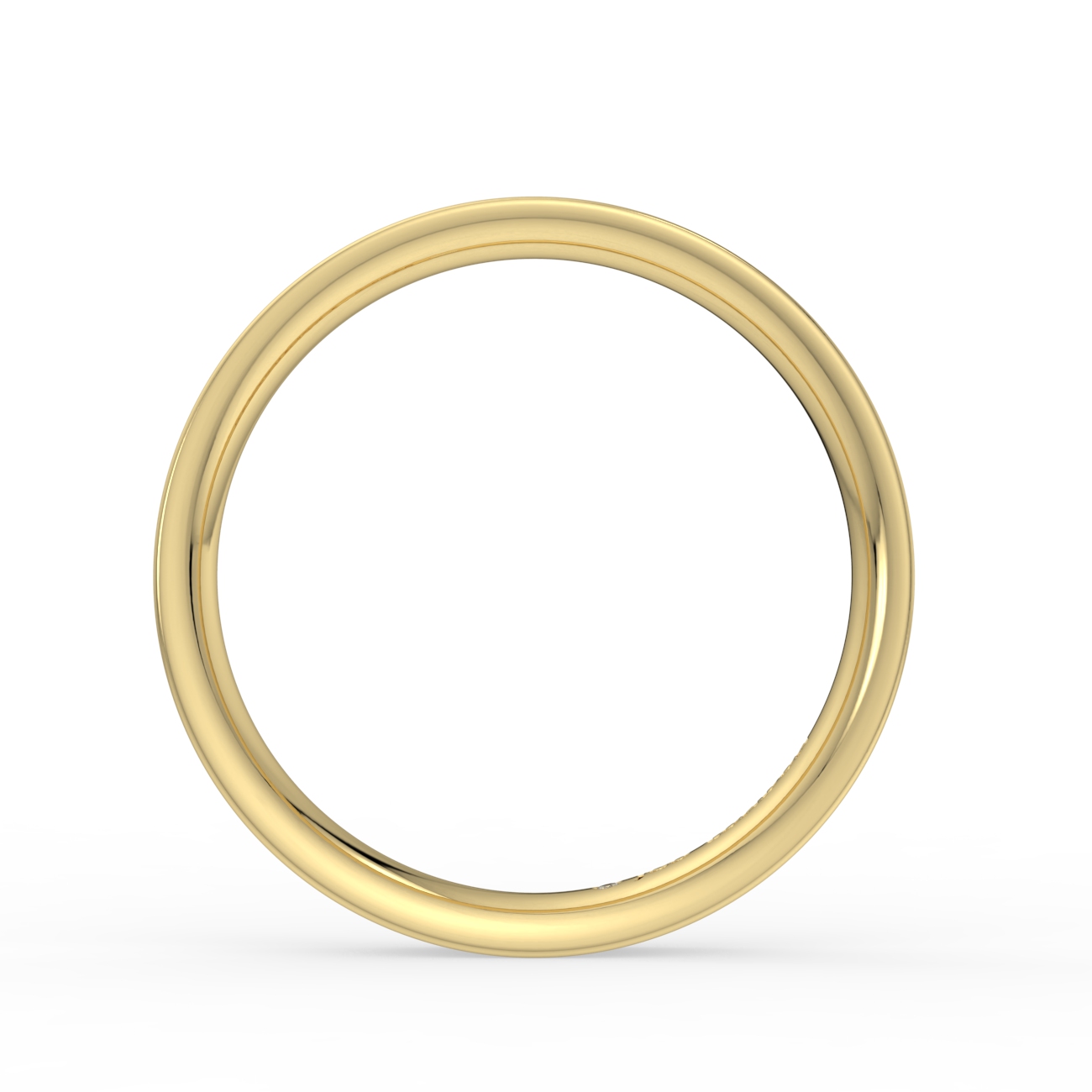 Flat Court Plain Wedding Band