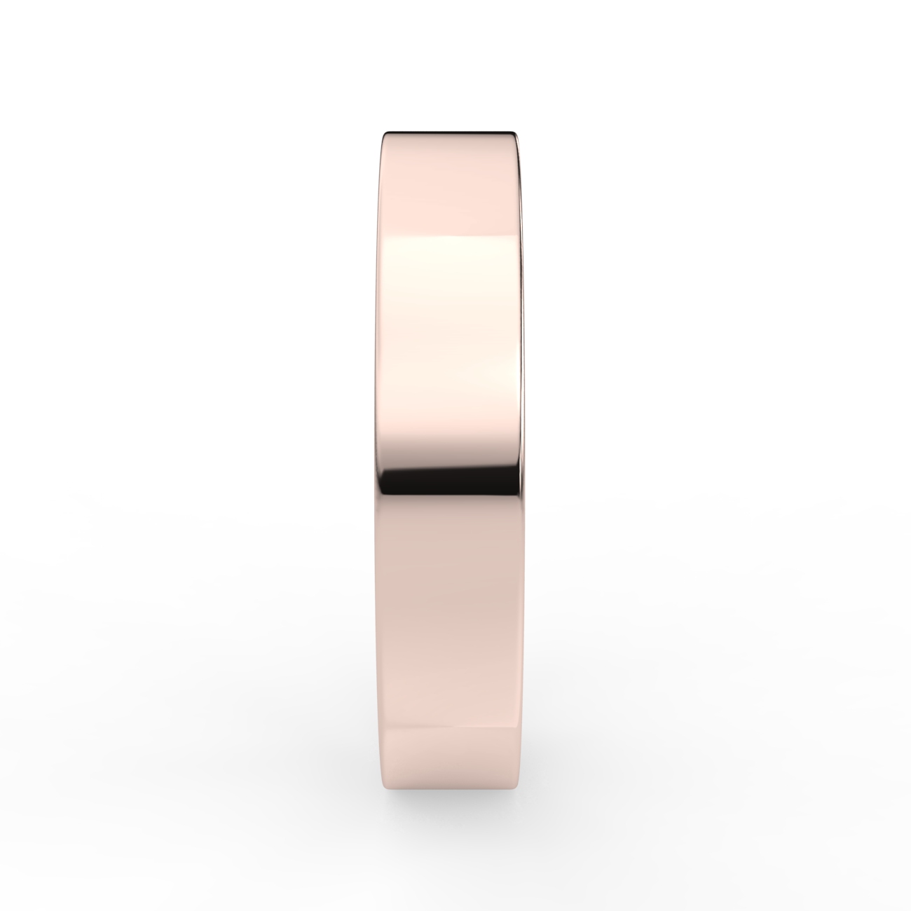 Flat Court Plain Wedding Band