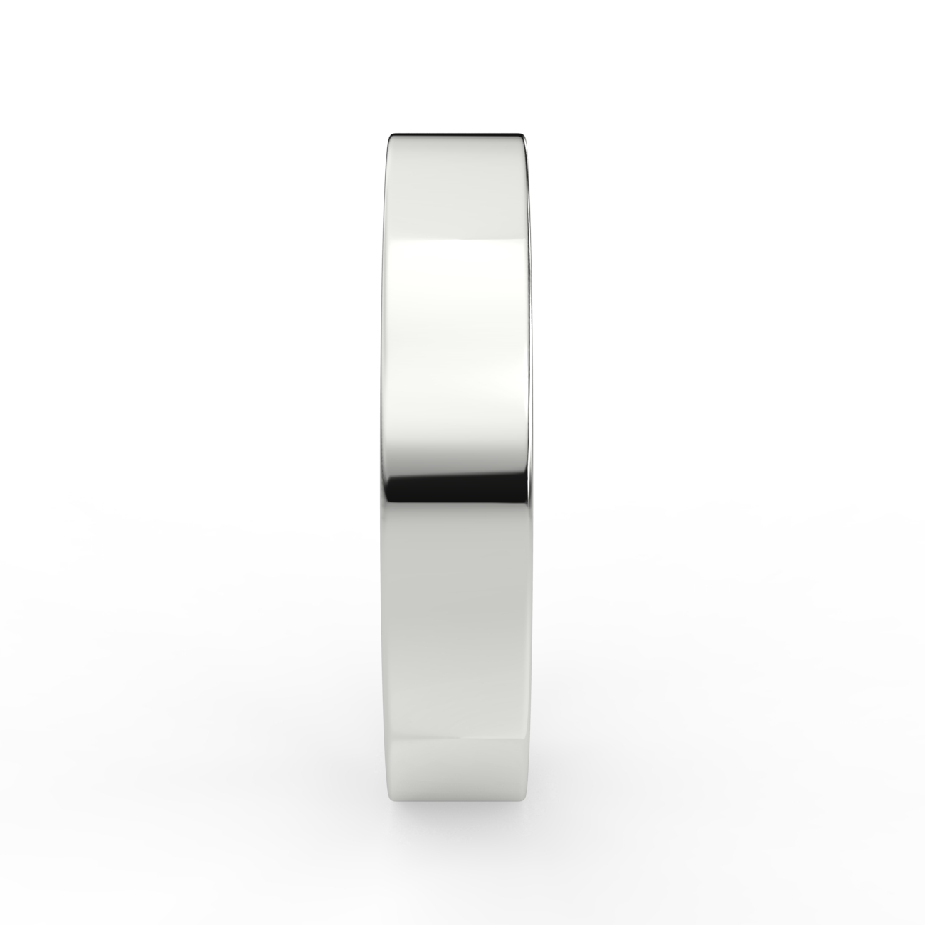 Flat Court Plain Wedding Band