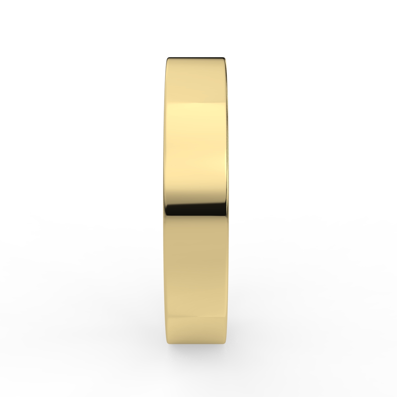Flat Court Plain Wedding Band