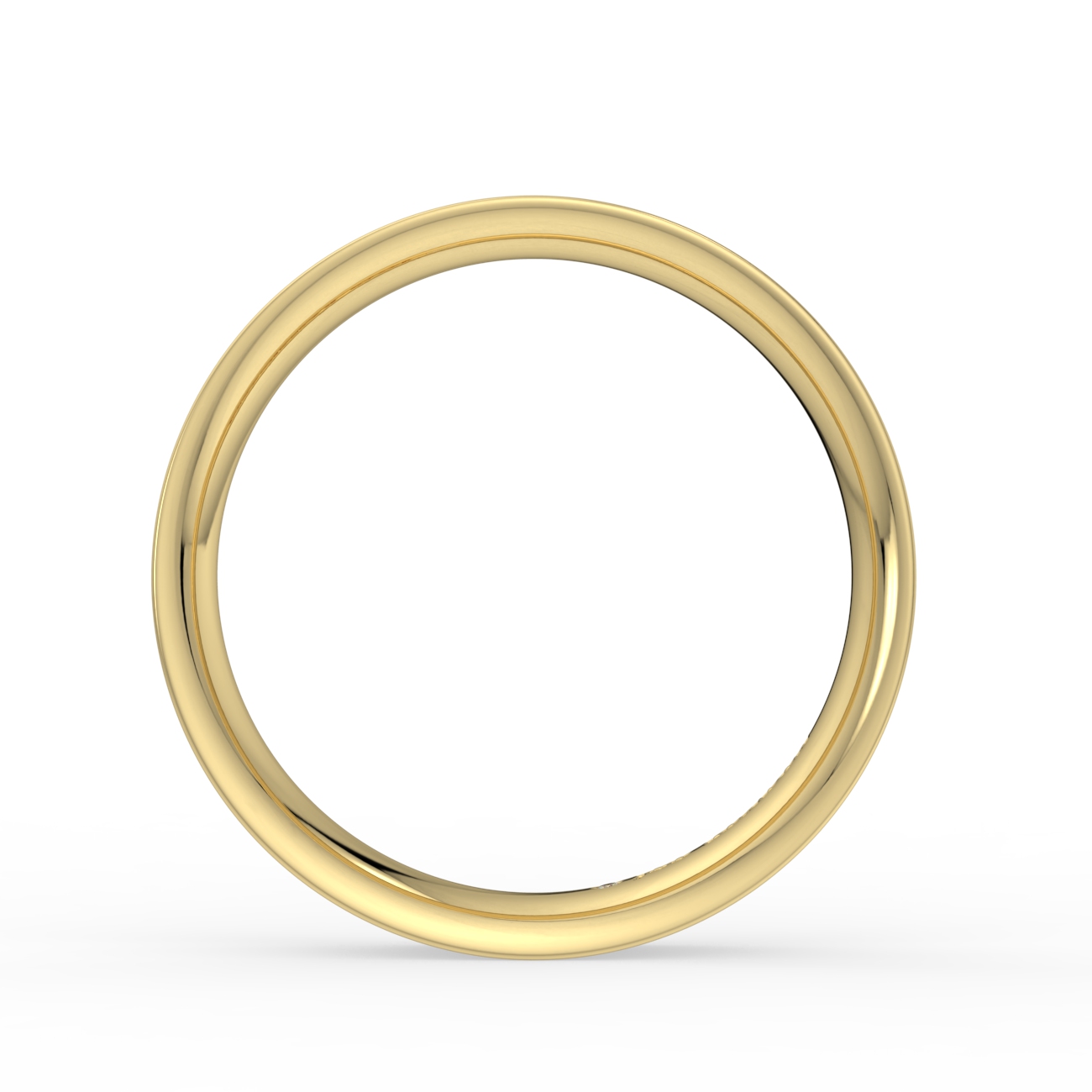 Flat Court Plain Wedding Band