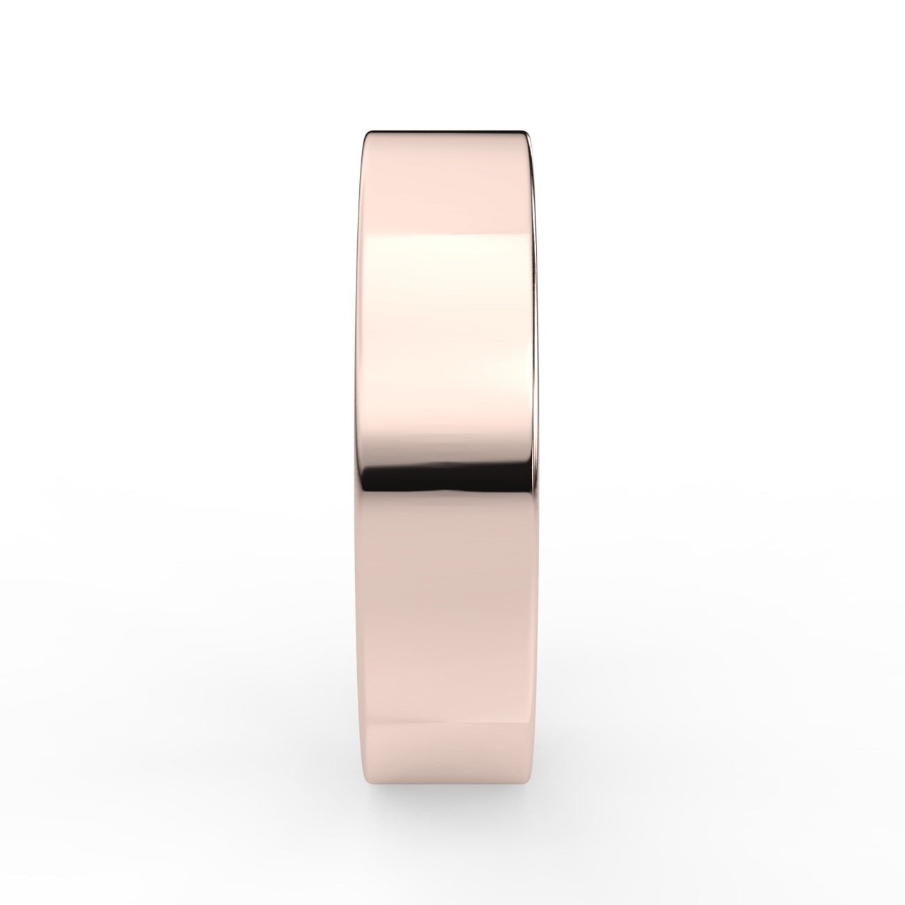 Flat Court Plain Wedding Band