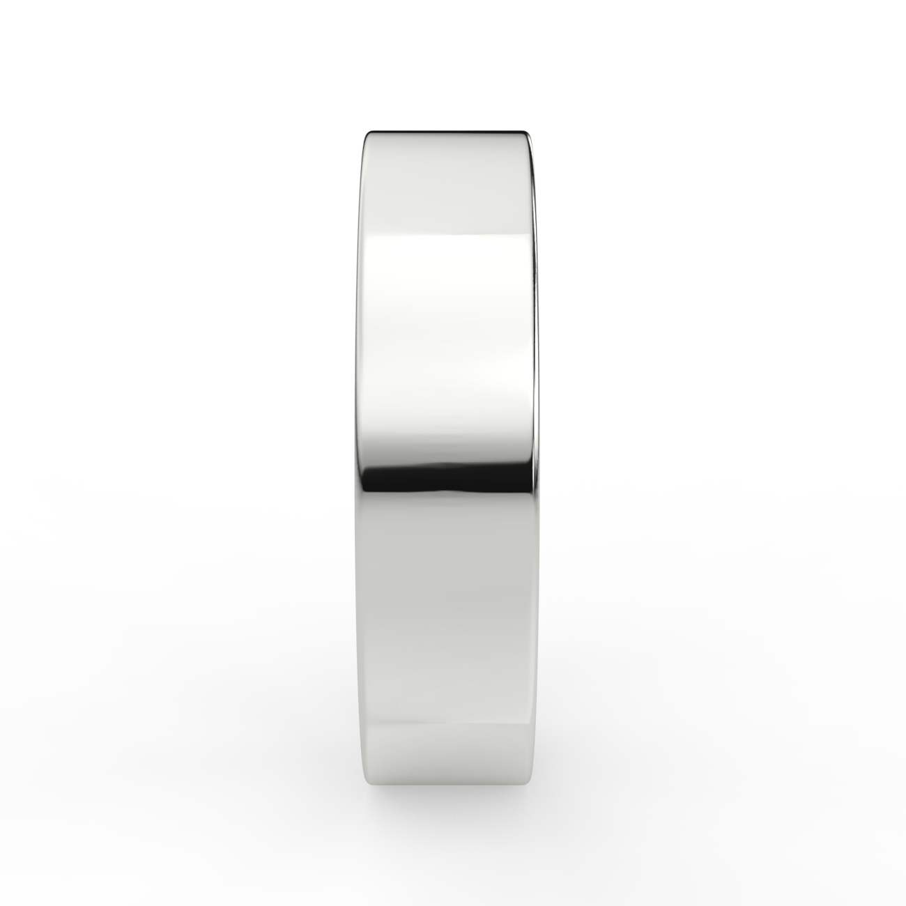 Flat Court Plain Wedding Band
