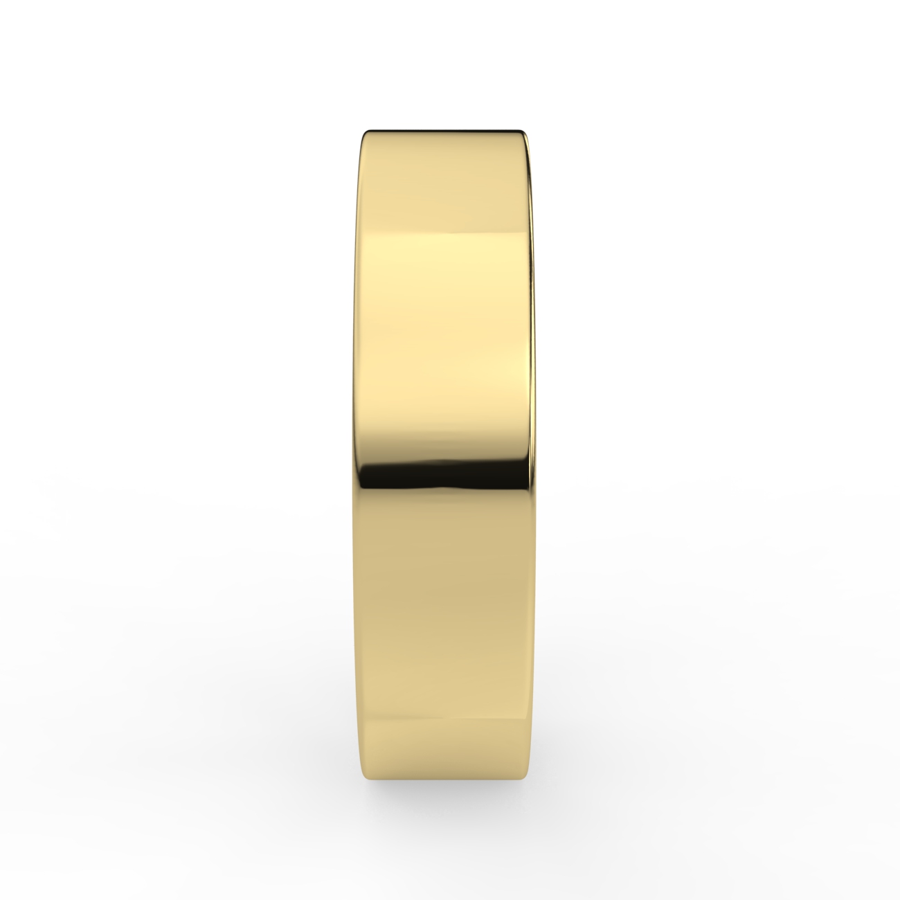 Flat Court Plain Wedding Band