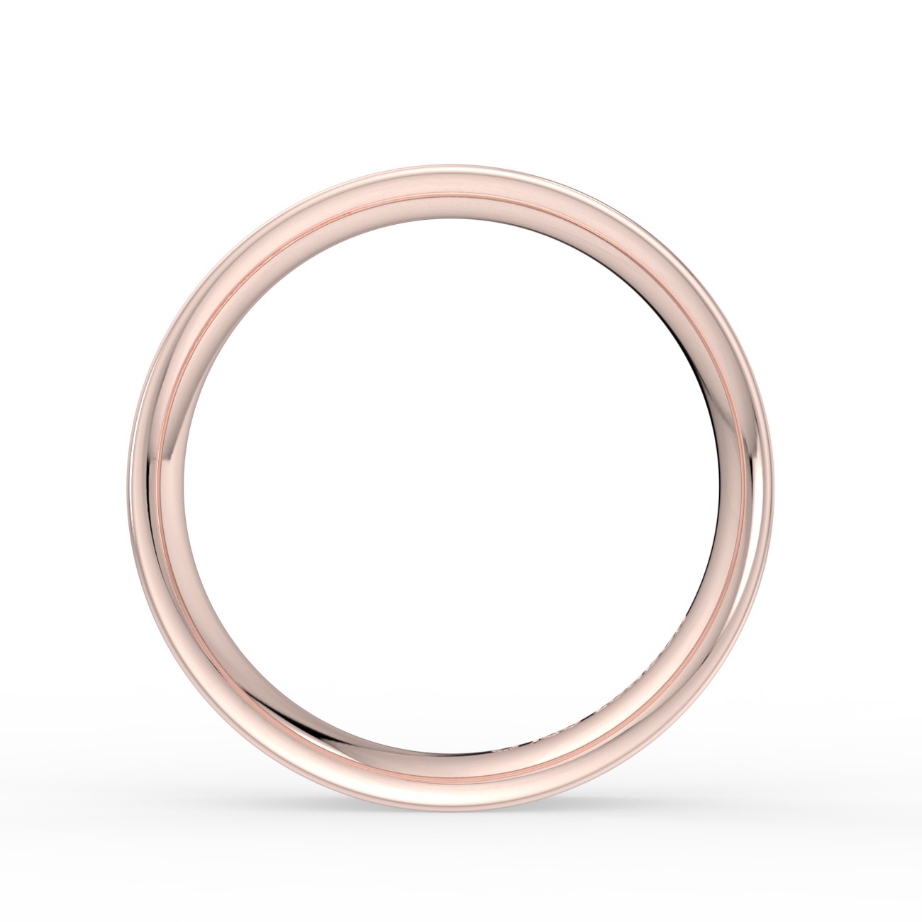 Flat Court Plain Wedding Band