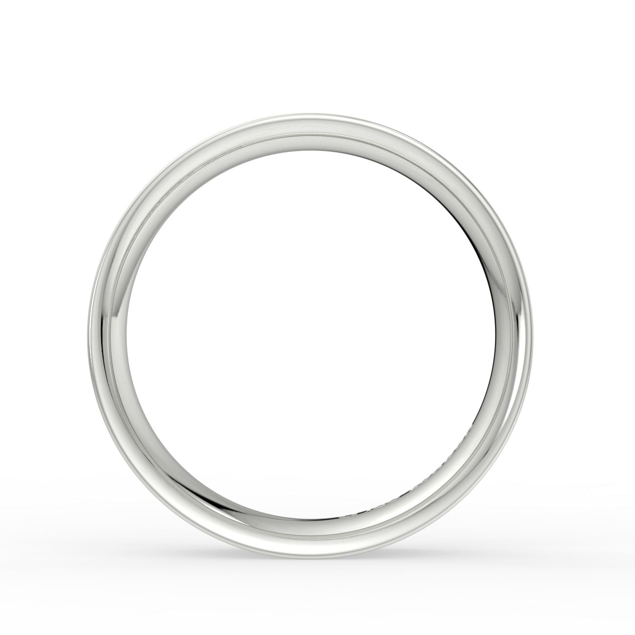 Flat Court Plain Wedding Band